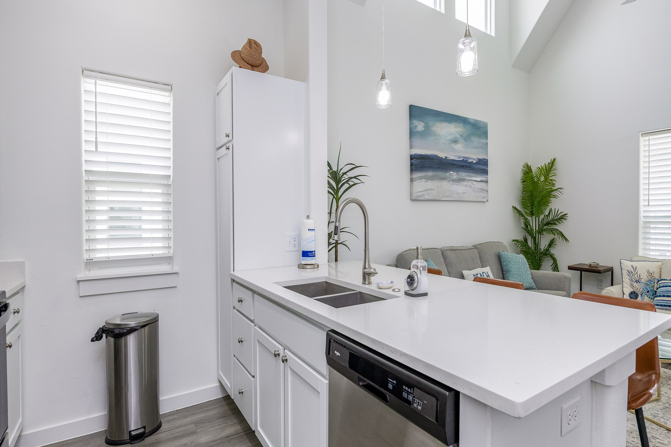 This kitchen is perfect for whipping up quick bites or indulging in culinary adventures during your stay
