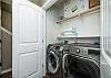 In-property washer and dryer for your convenience