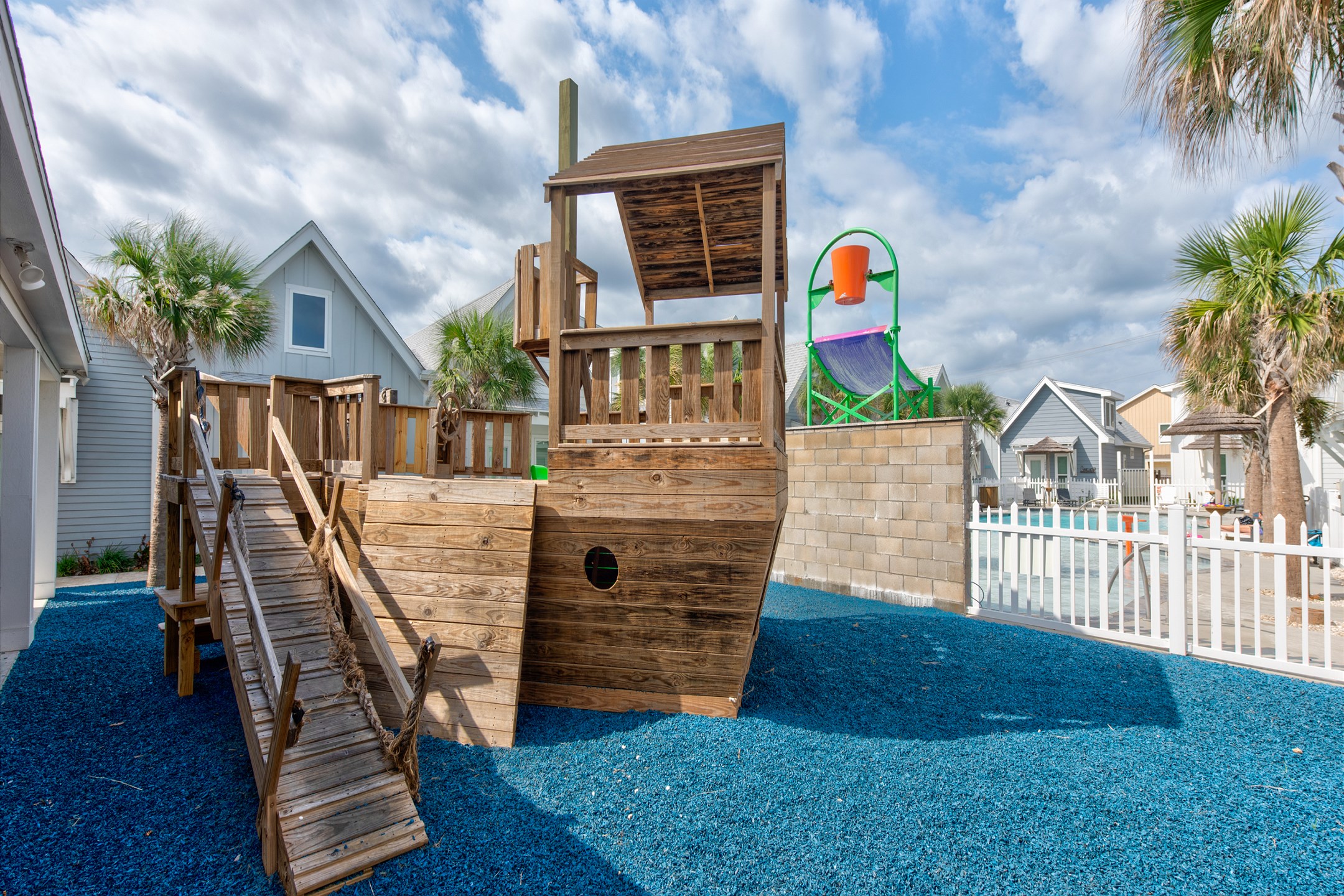 Ahoy matey! Pirate ship themed playground for more fun in the sun 