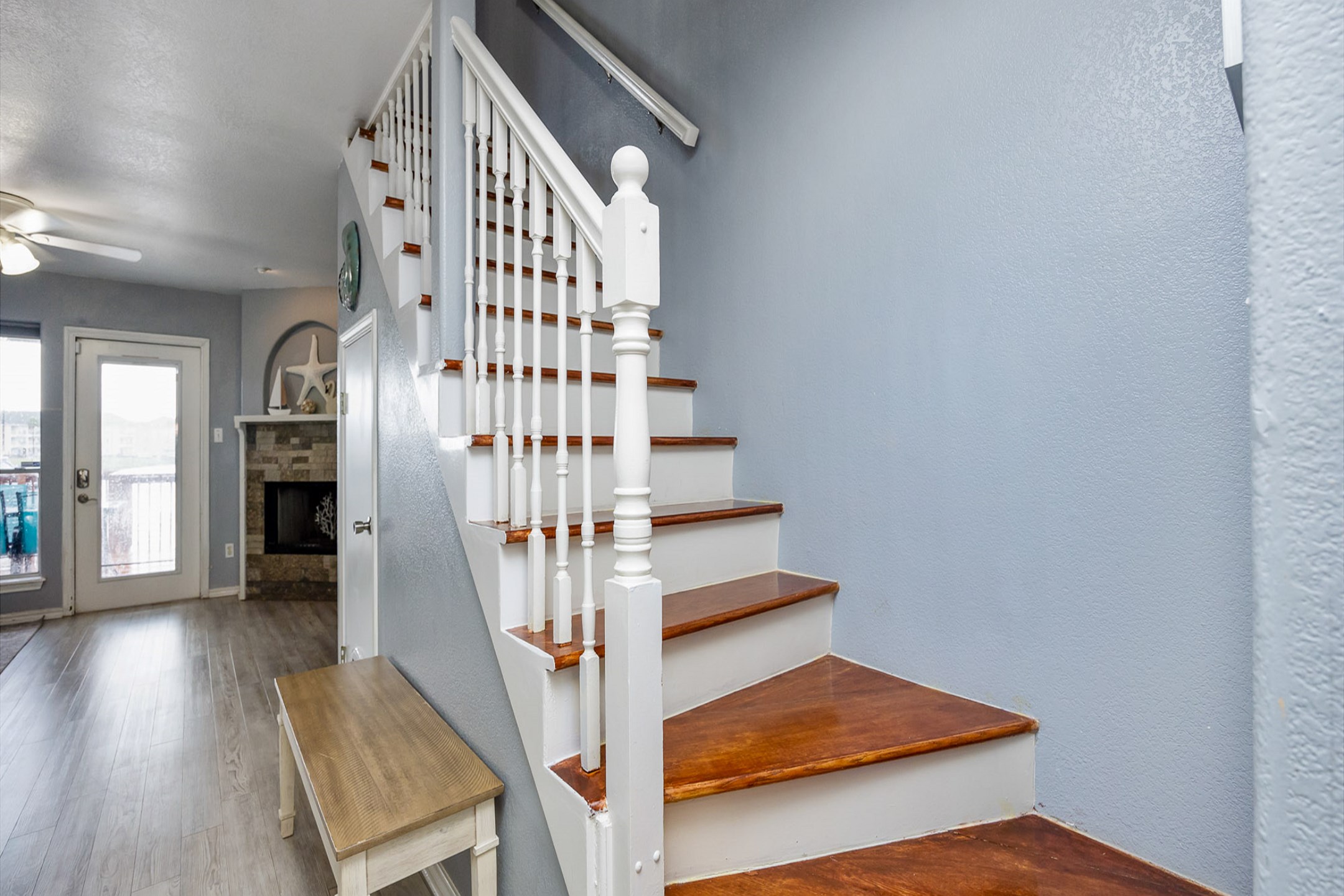 Bedrooms located upstairs 