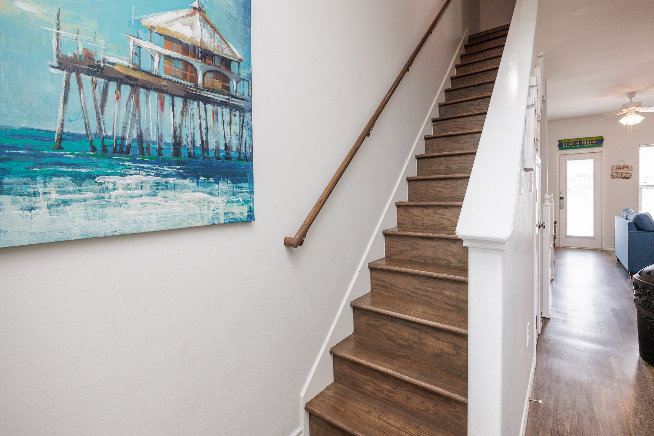 Stairs to the second floor bedrooms 