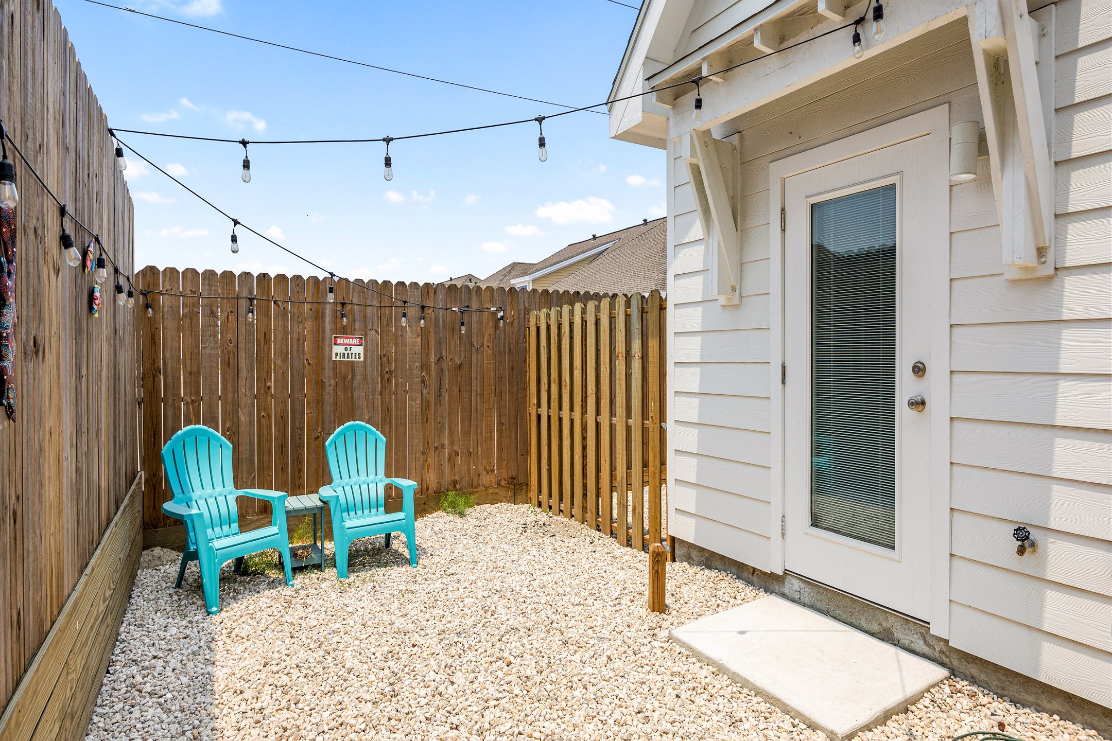Private patio perfect for relaxing in the evenings