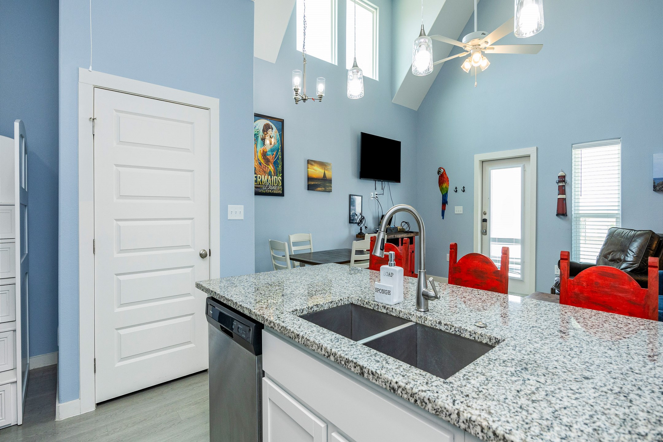 Experience culinary charm in this cozy vacation rental kitchen