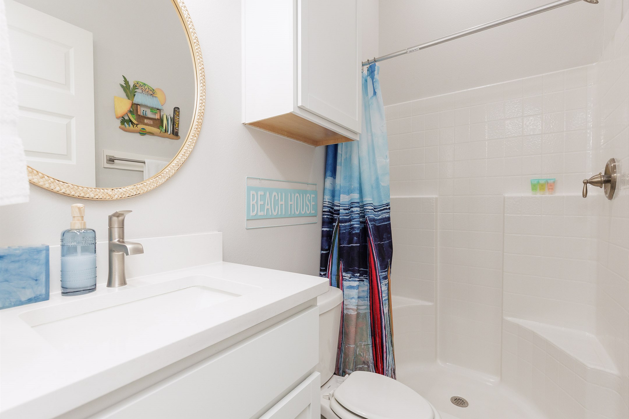Guest bathroom with walk in shower 