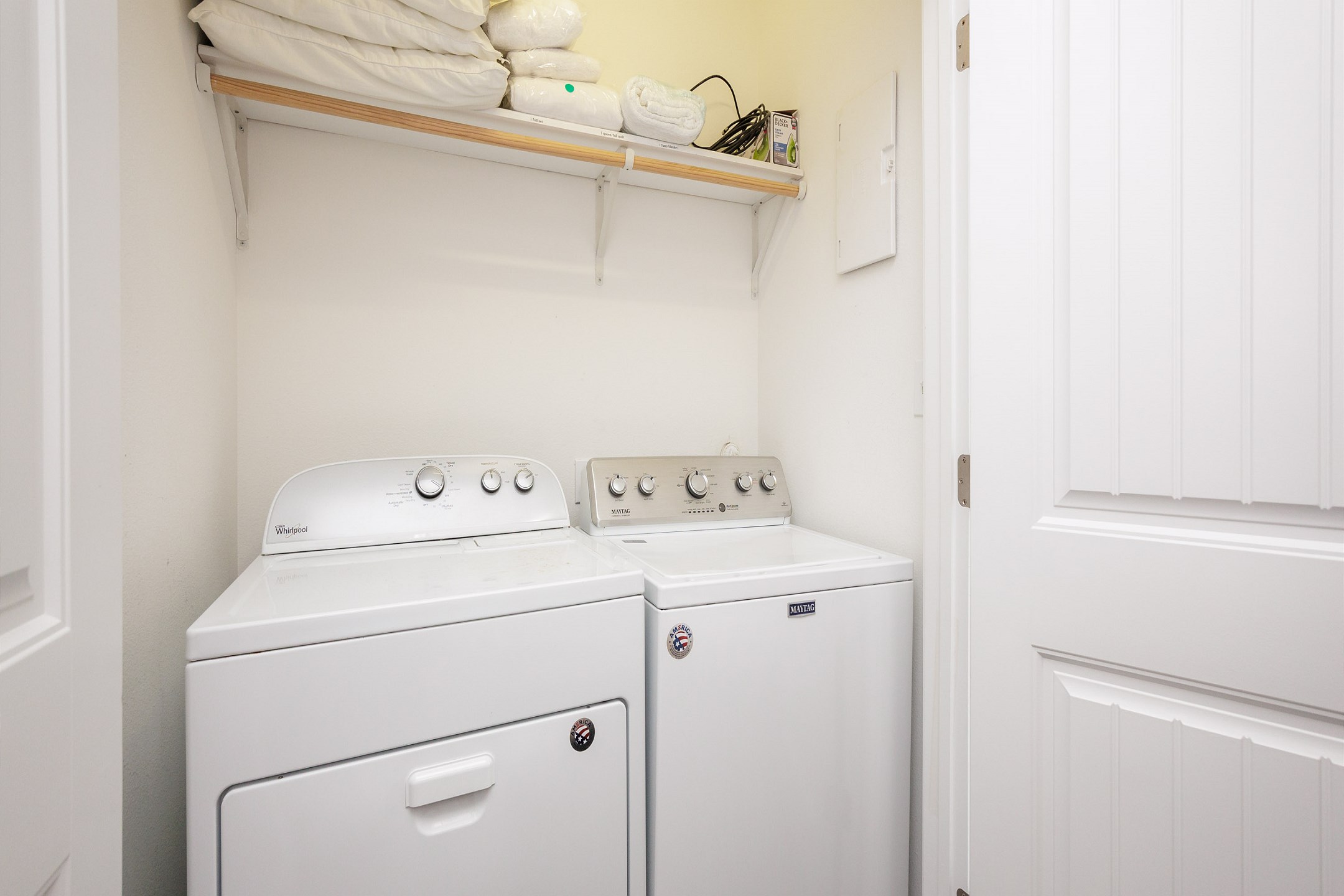 Washer and dryer for your convenience 