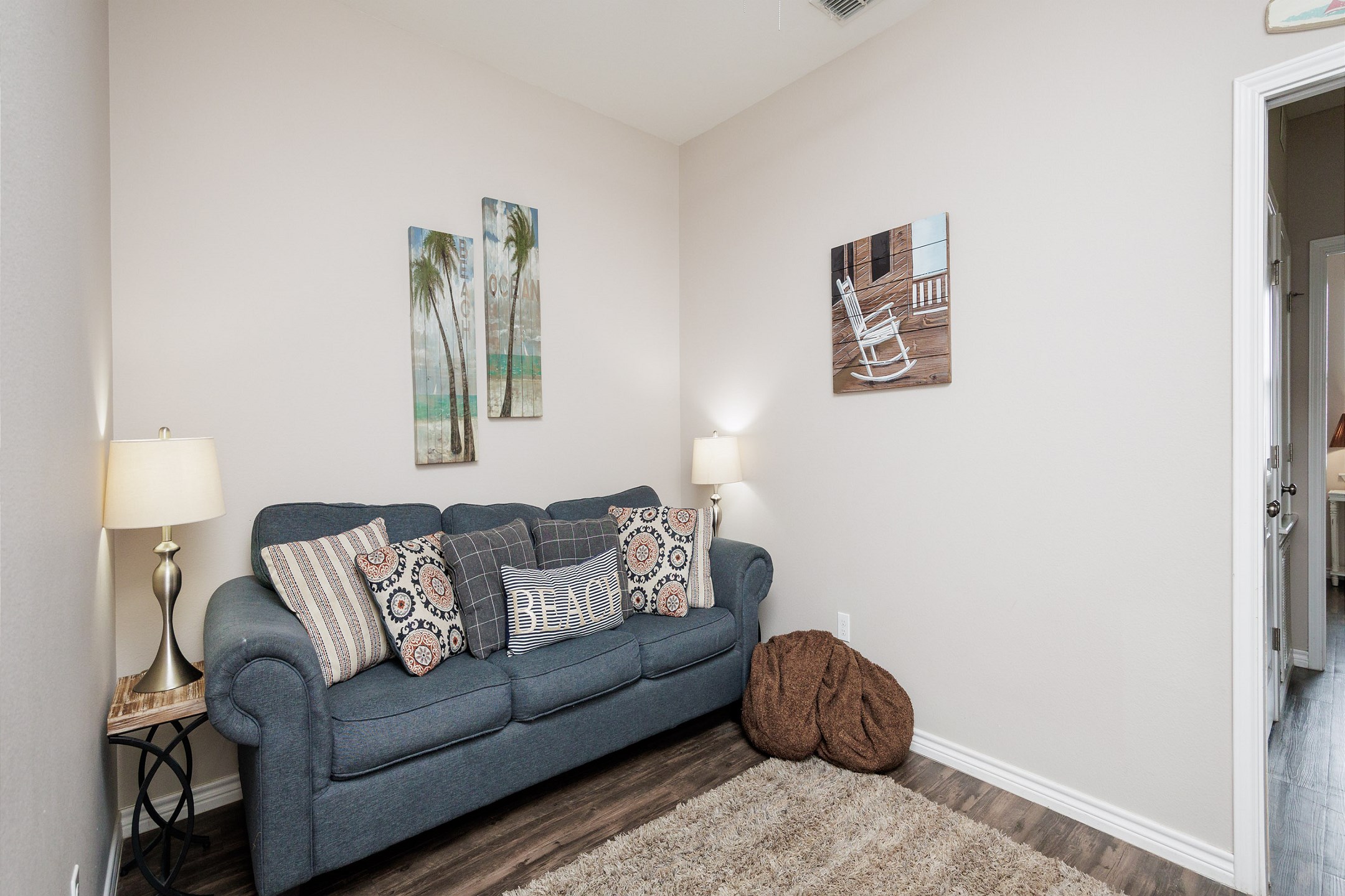 Media room on the second floor for relaxing