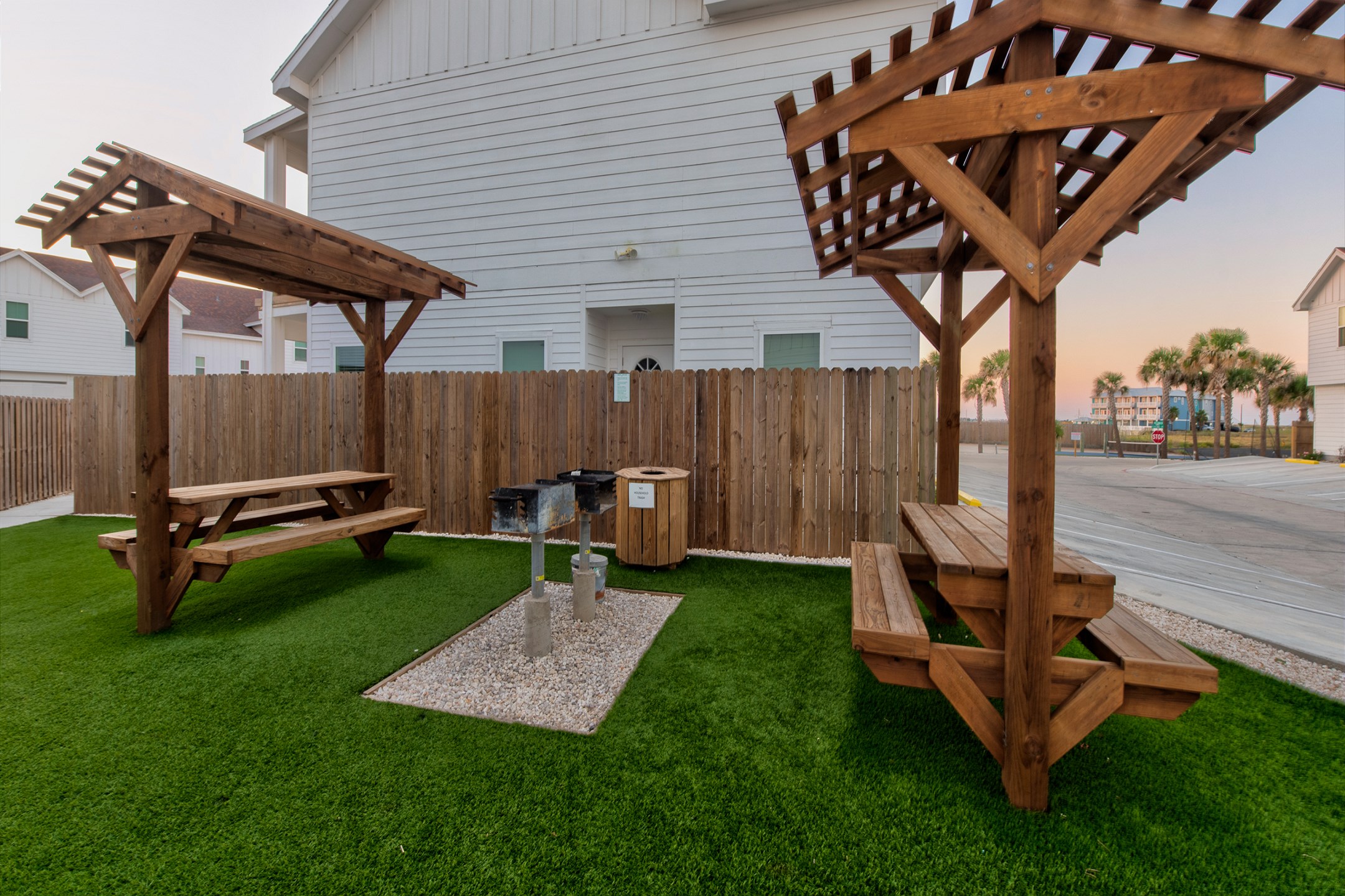 Gather and enjoy the grills and picnic tables—perfect for family gatherings, outdoor meals, and creating unforgettable vacation memories together.