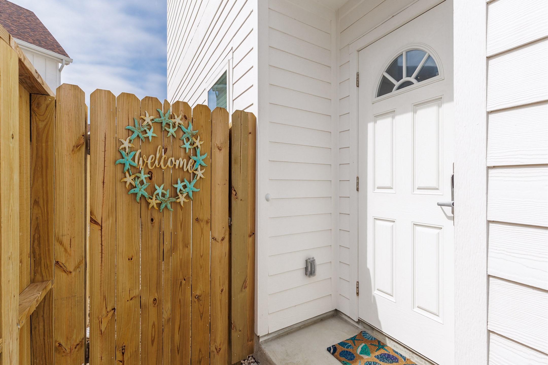 Front entrance to property