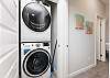 Full size washer and dryer located upstairs 
