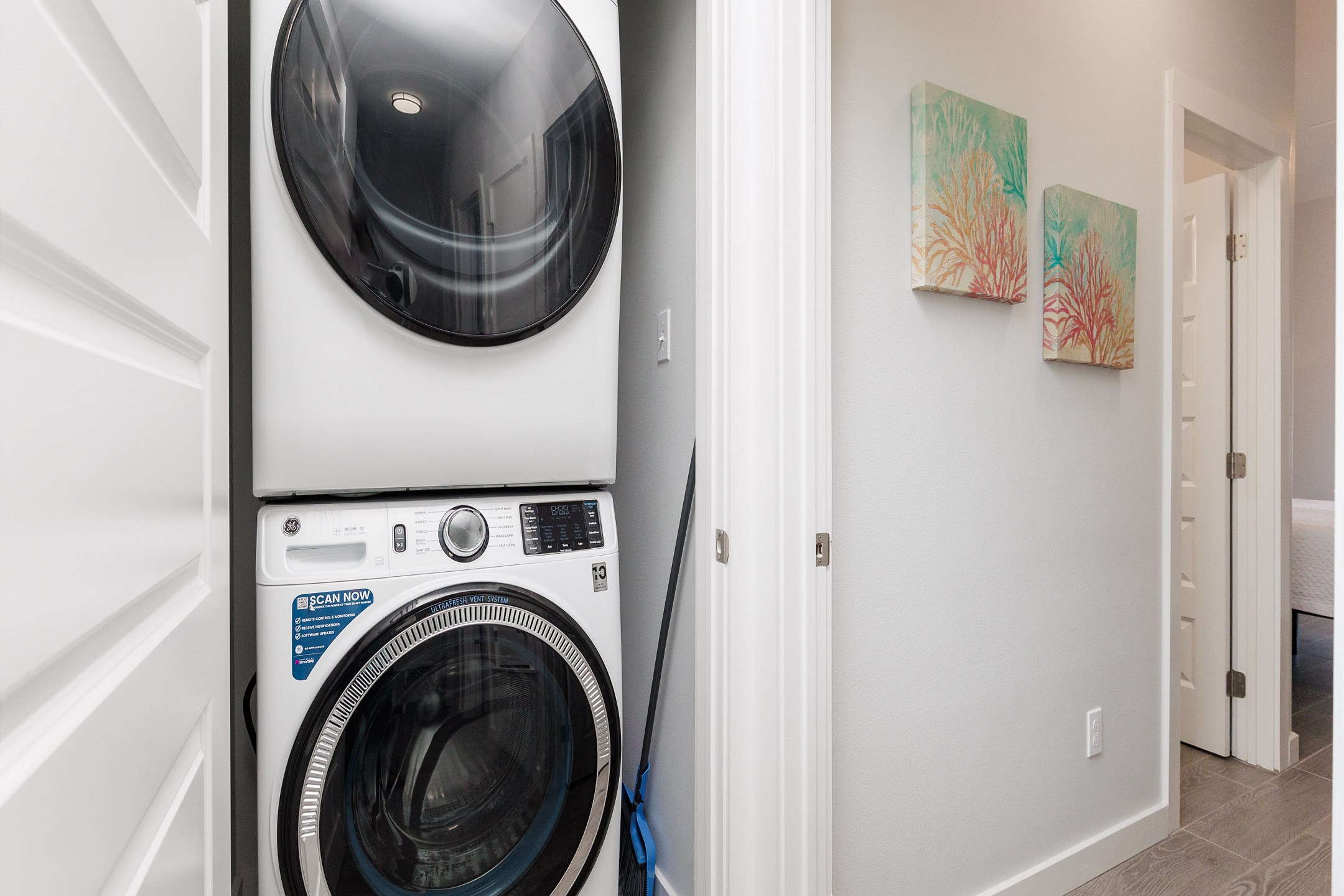 Washer and dryer for your convenience 