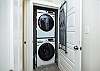 Washer and dryer combo on the second floor for your convenience 