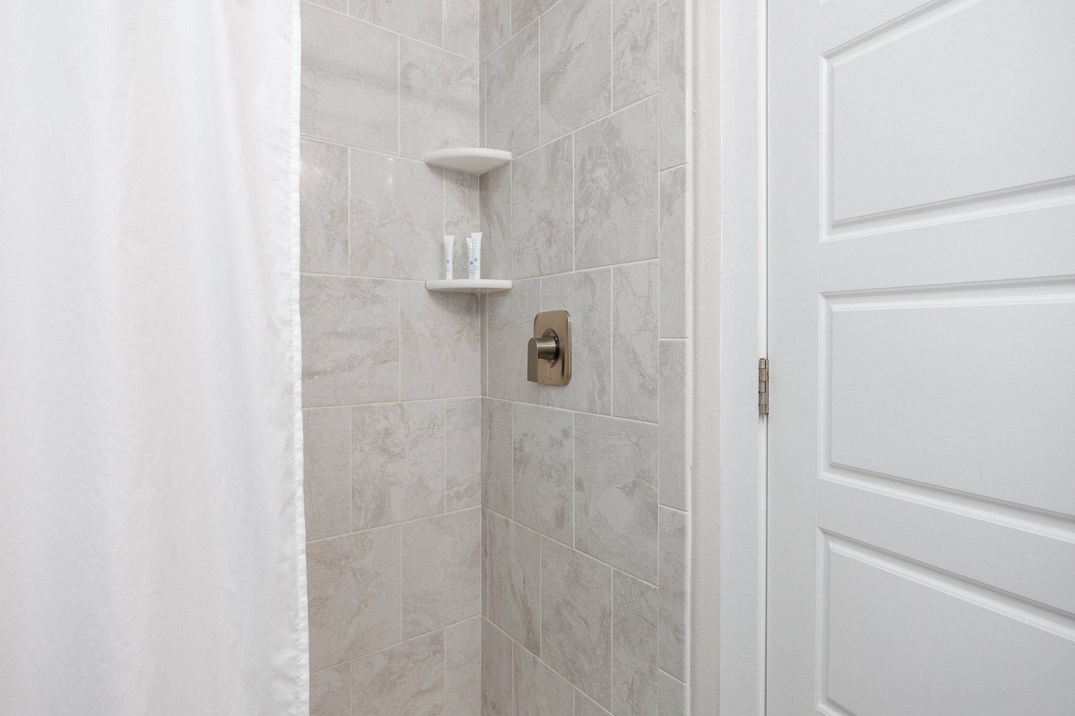 Guest bathroom with walk in shower 