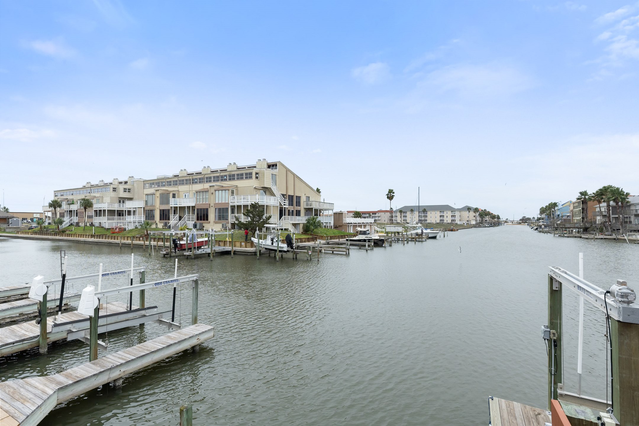 Enjoy beautiful views directly from the private deck out back