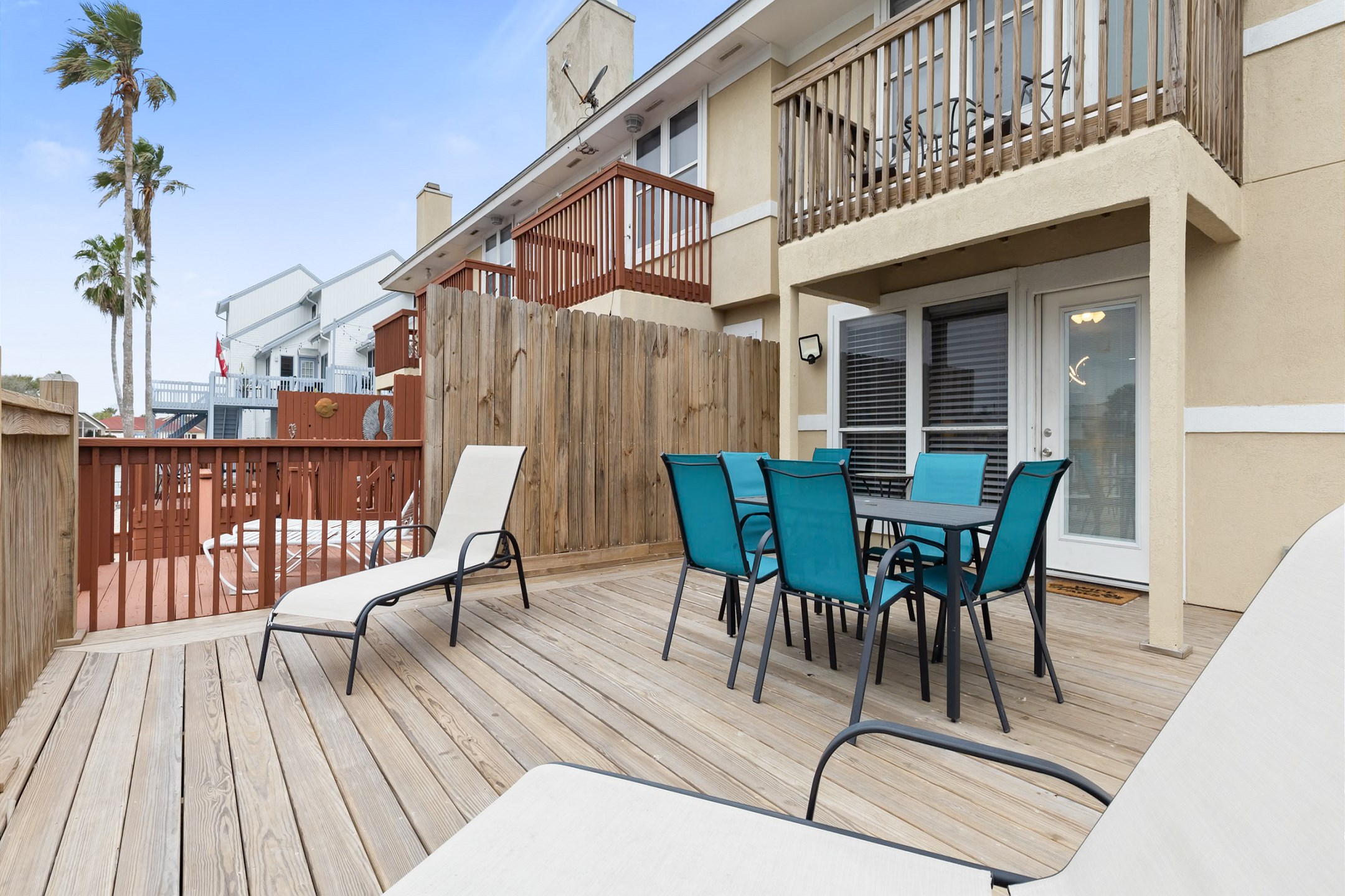 Perfect deck to relax and soak up the sun on your vacation