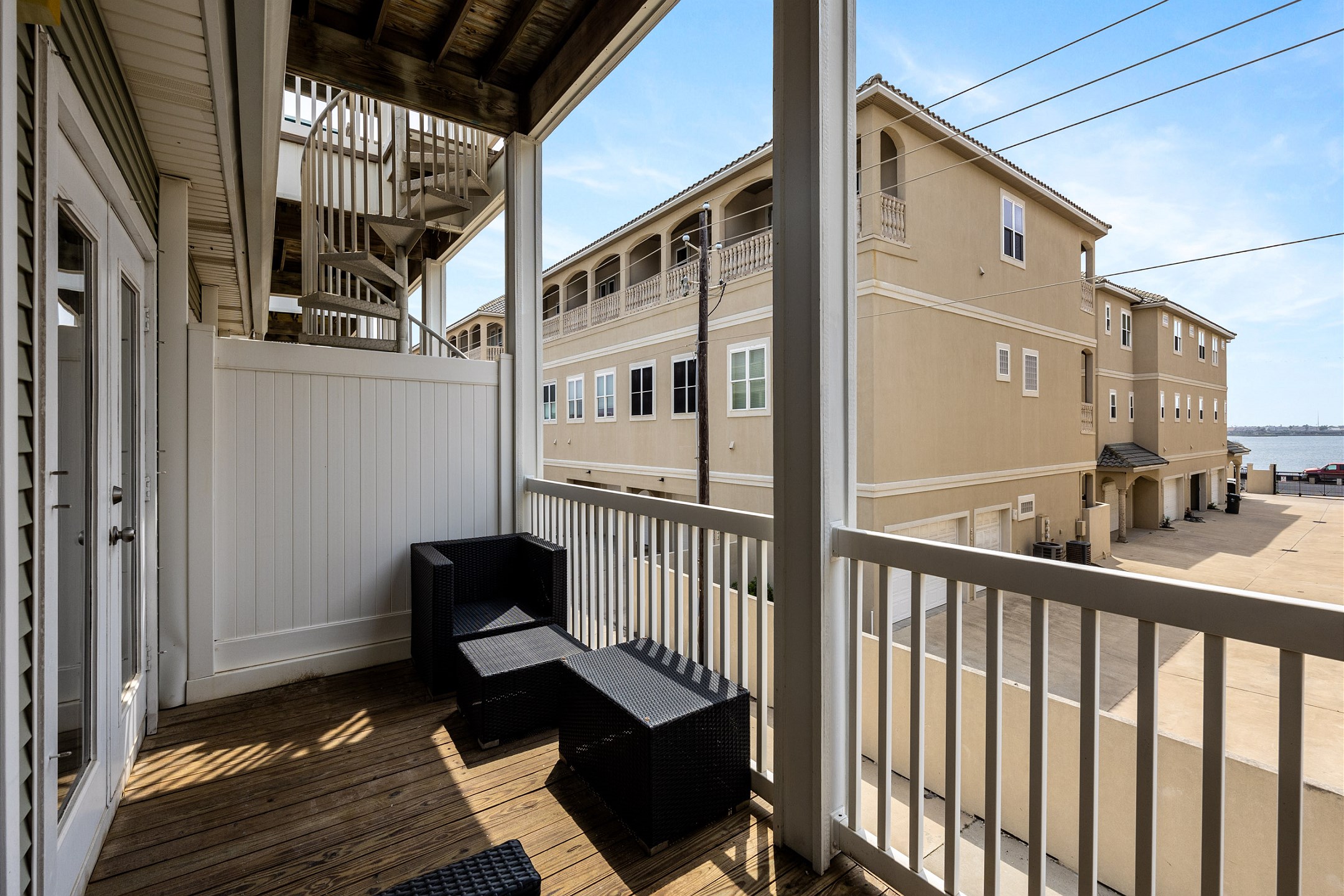 Balcony views from your master bedroom