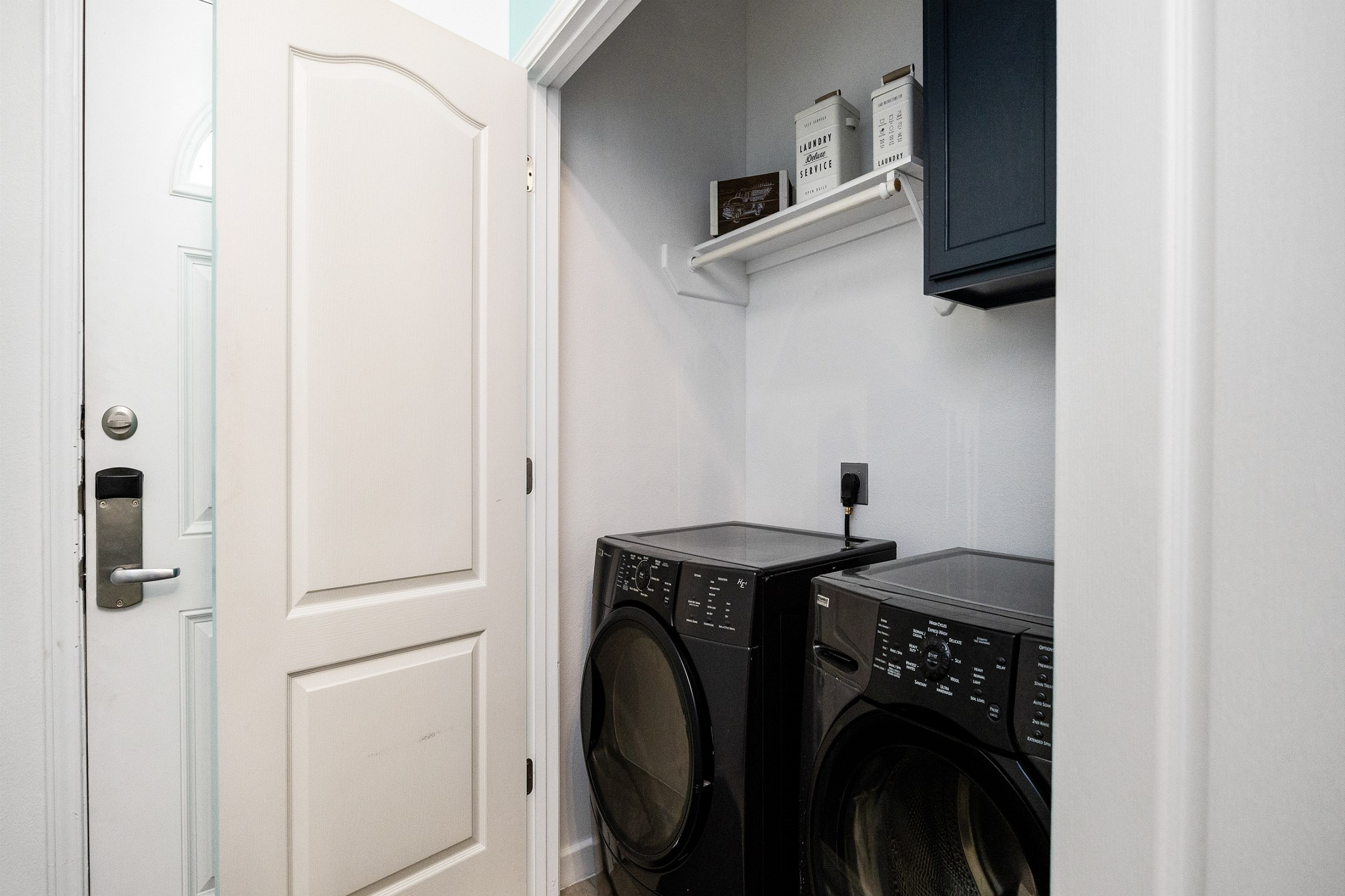 Washer and dryer on first floor of property for your convenience