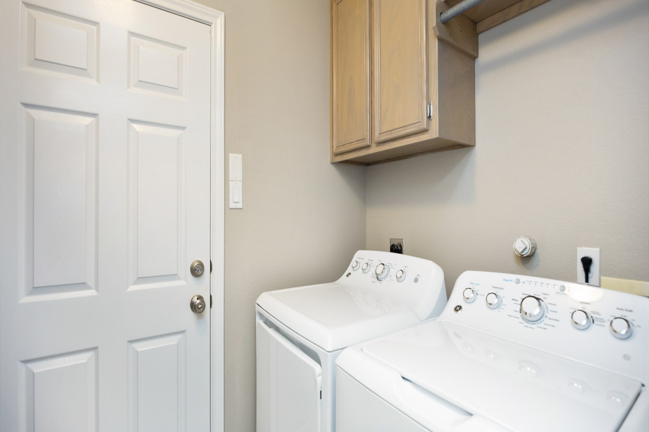 Washer and dryer for your convenience 