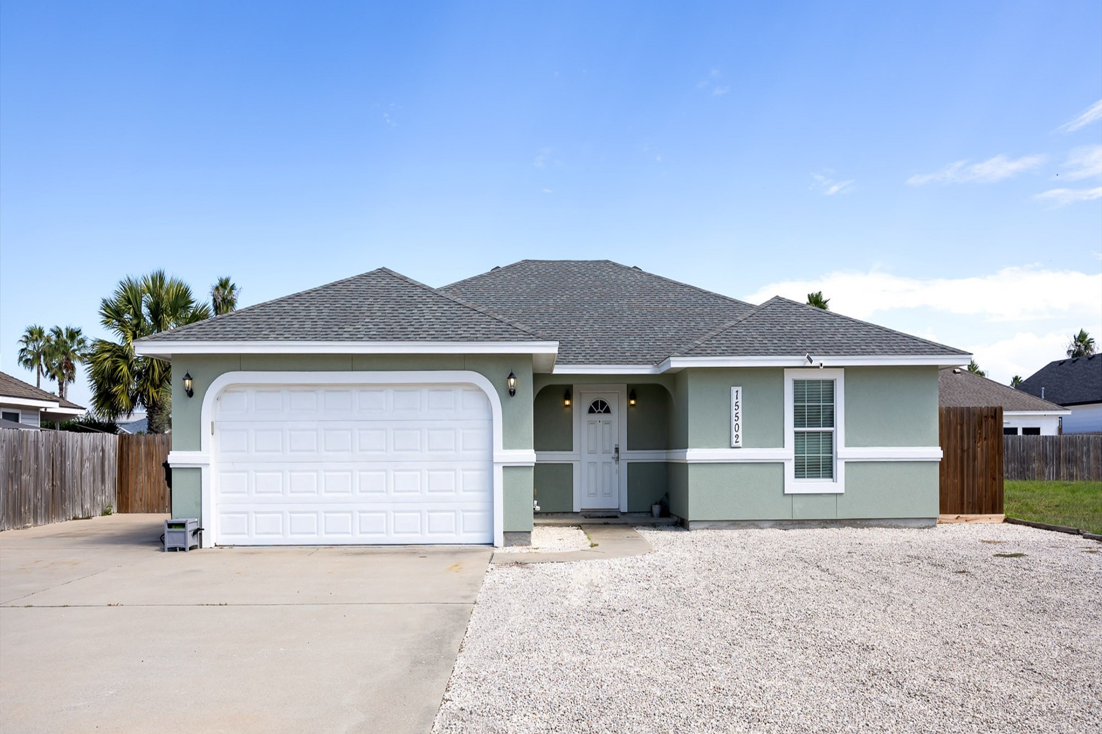Private home with garage and driveway parking 