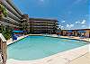 Sparkling heated pool at Gulfstream