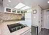 Kitchen area with spacious countertops to prepare family meals 