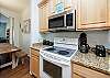 Kitchen space with coffee maker 