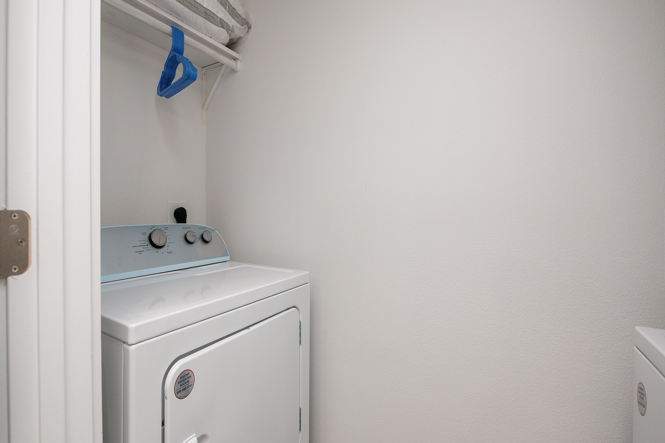 Washer and dryer on first floor for your convenience