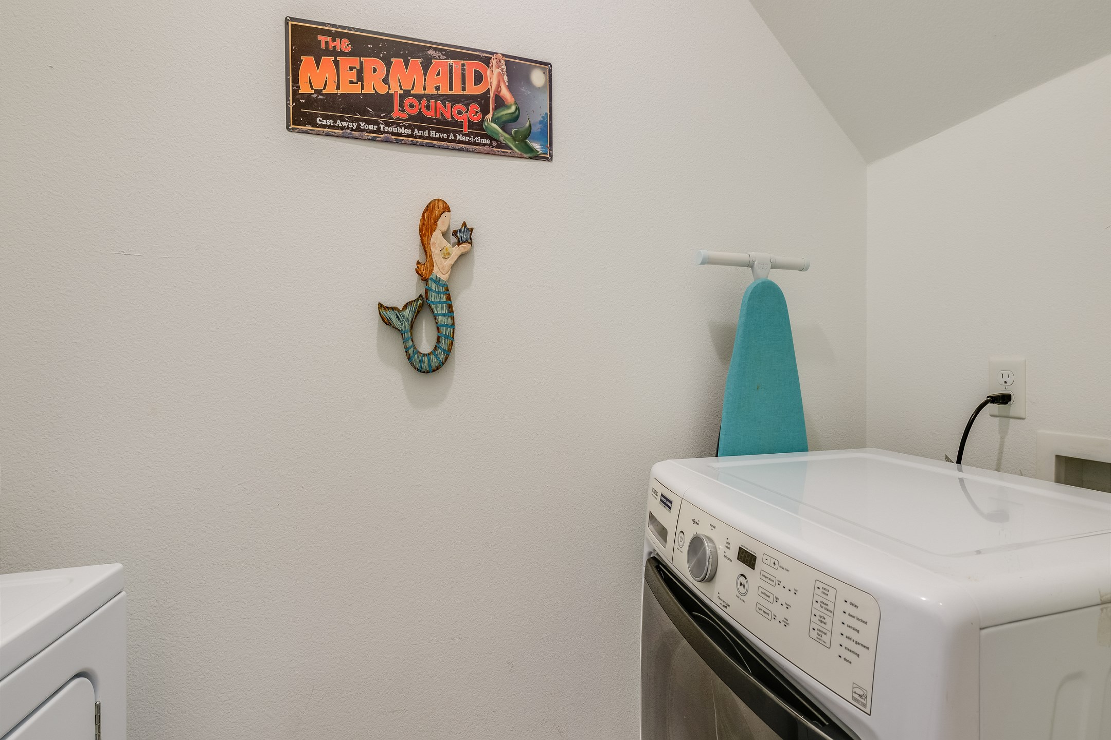 Washer and dryer in property for your convenience 