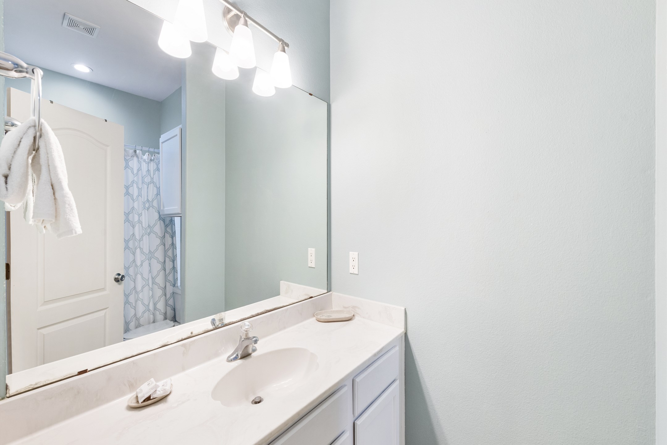 Master bathroom with walk in shower