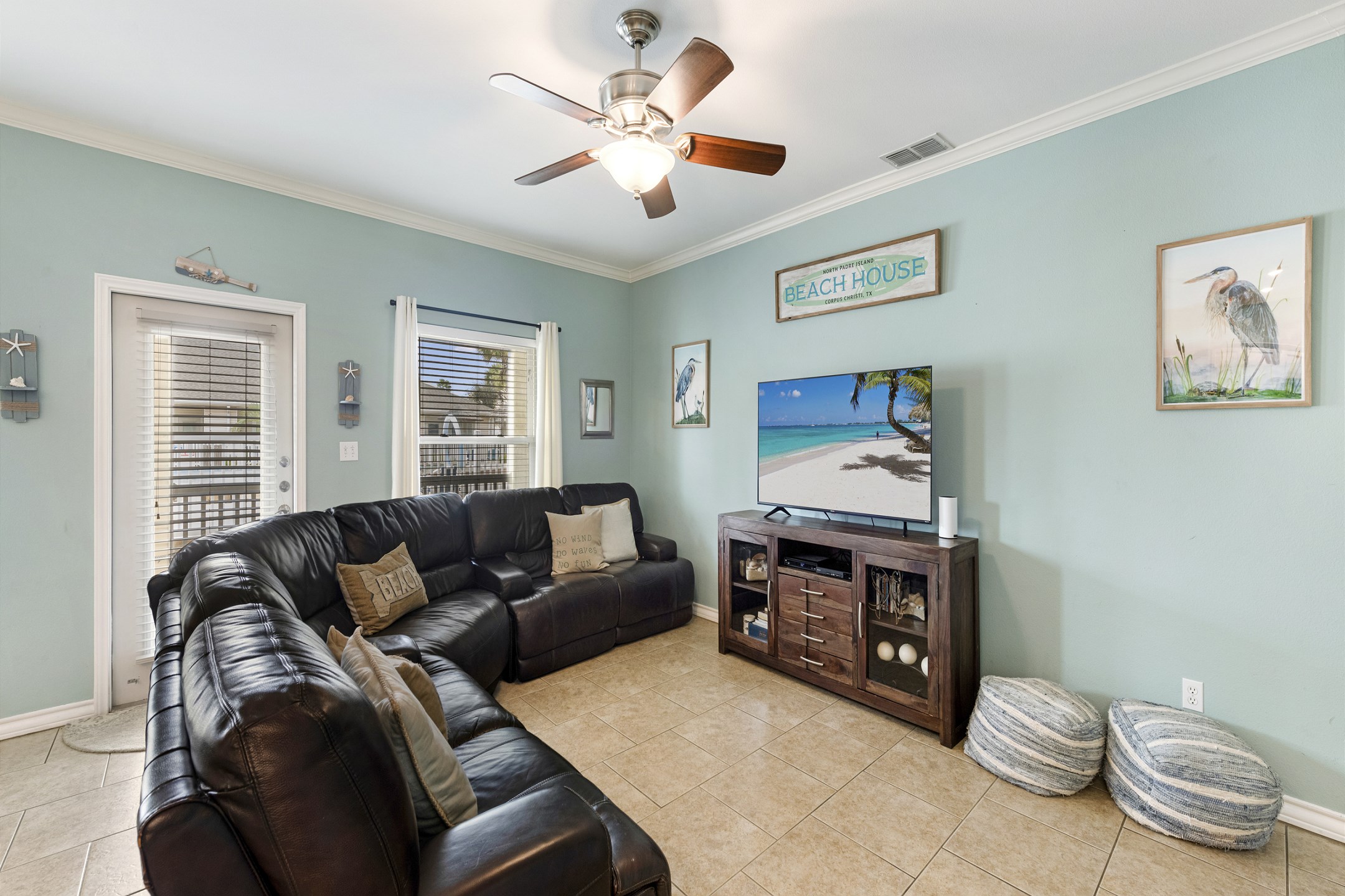 Elegant and spacious living room showcasing stylish decor and plush seating options