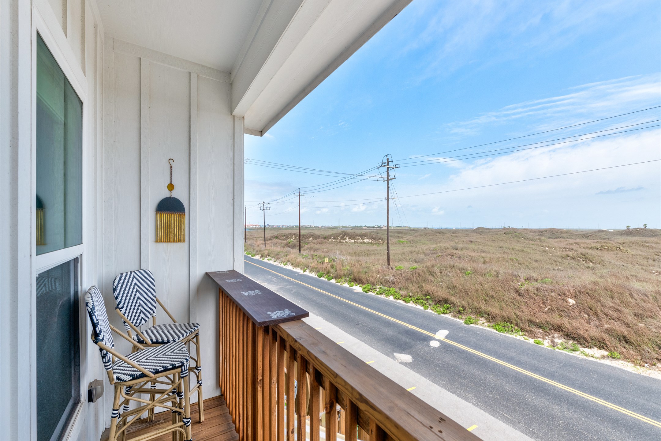 Morning Coffee or a Evening Cocktail...enjoy it with coastal dune views.