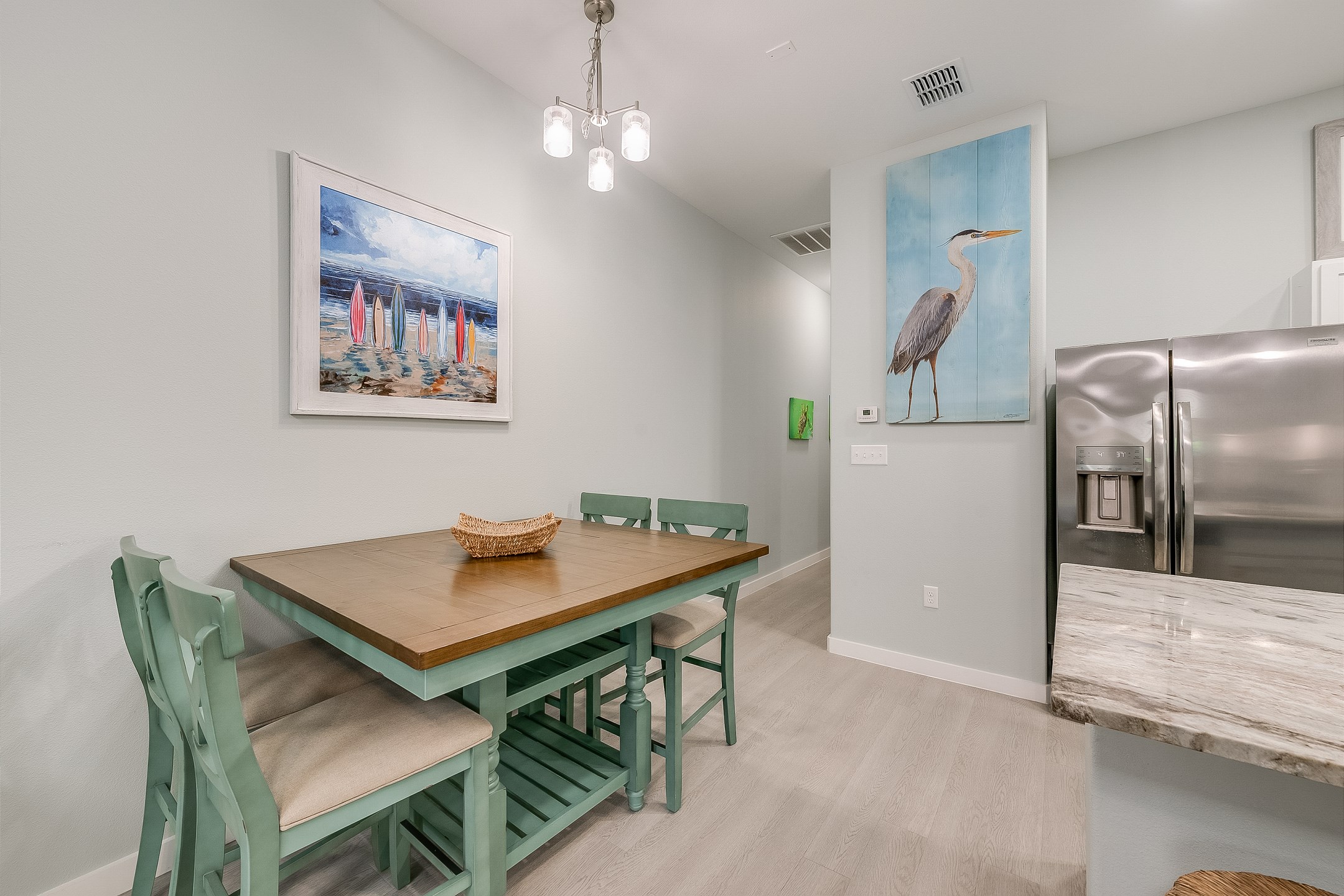 Gather around the table—dining for 4 just off the kitchen