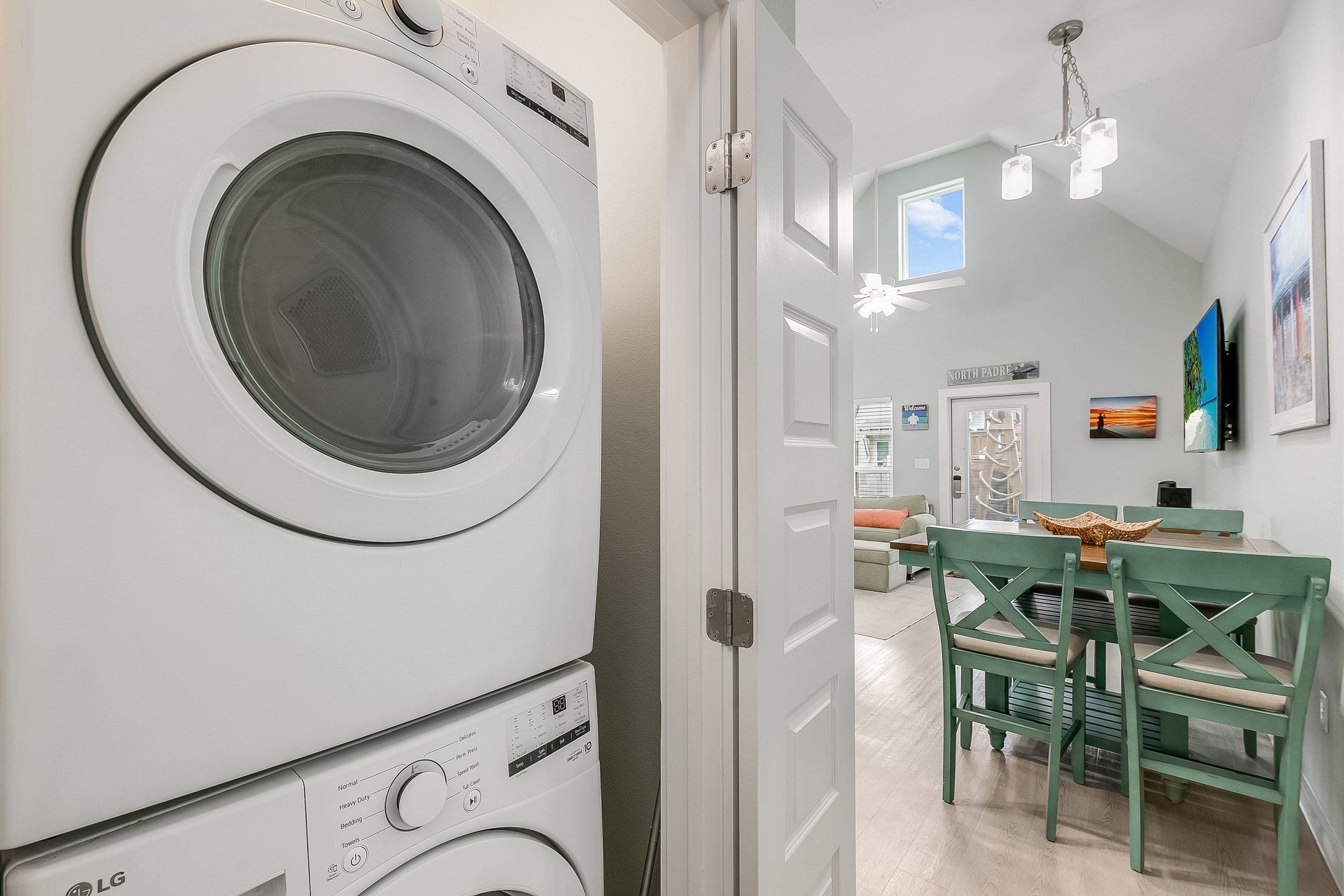 Keep it clean! In-property washer & dryer
