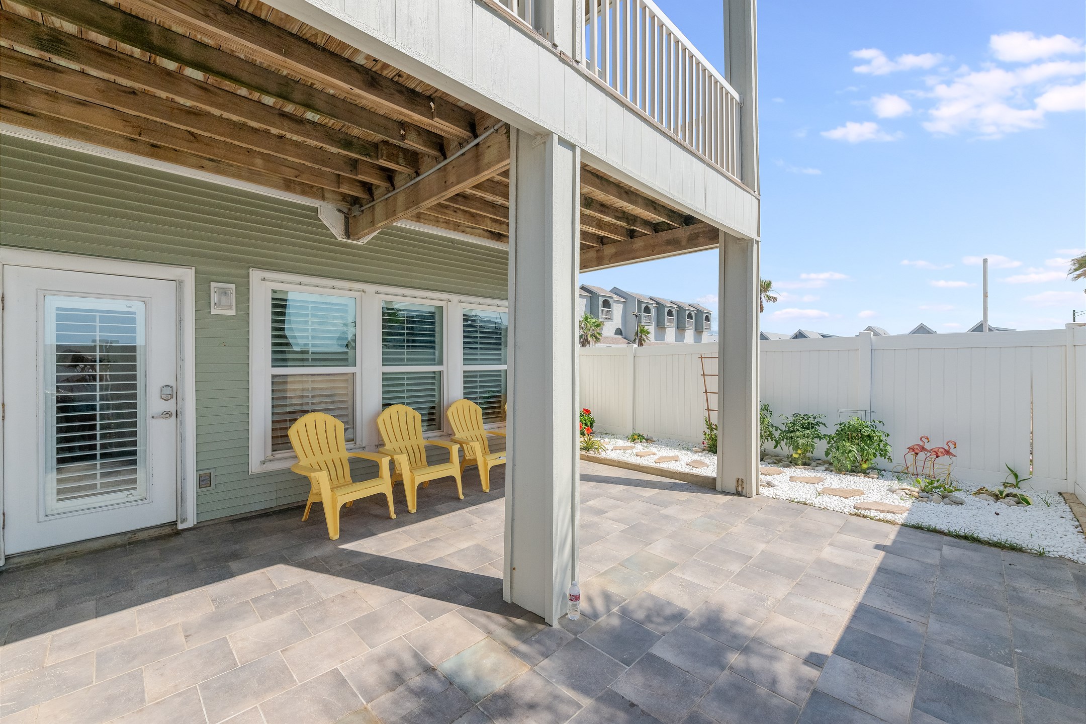 Enjoy the fresh air on your own private patio