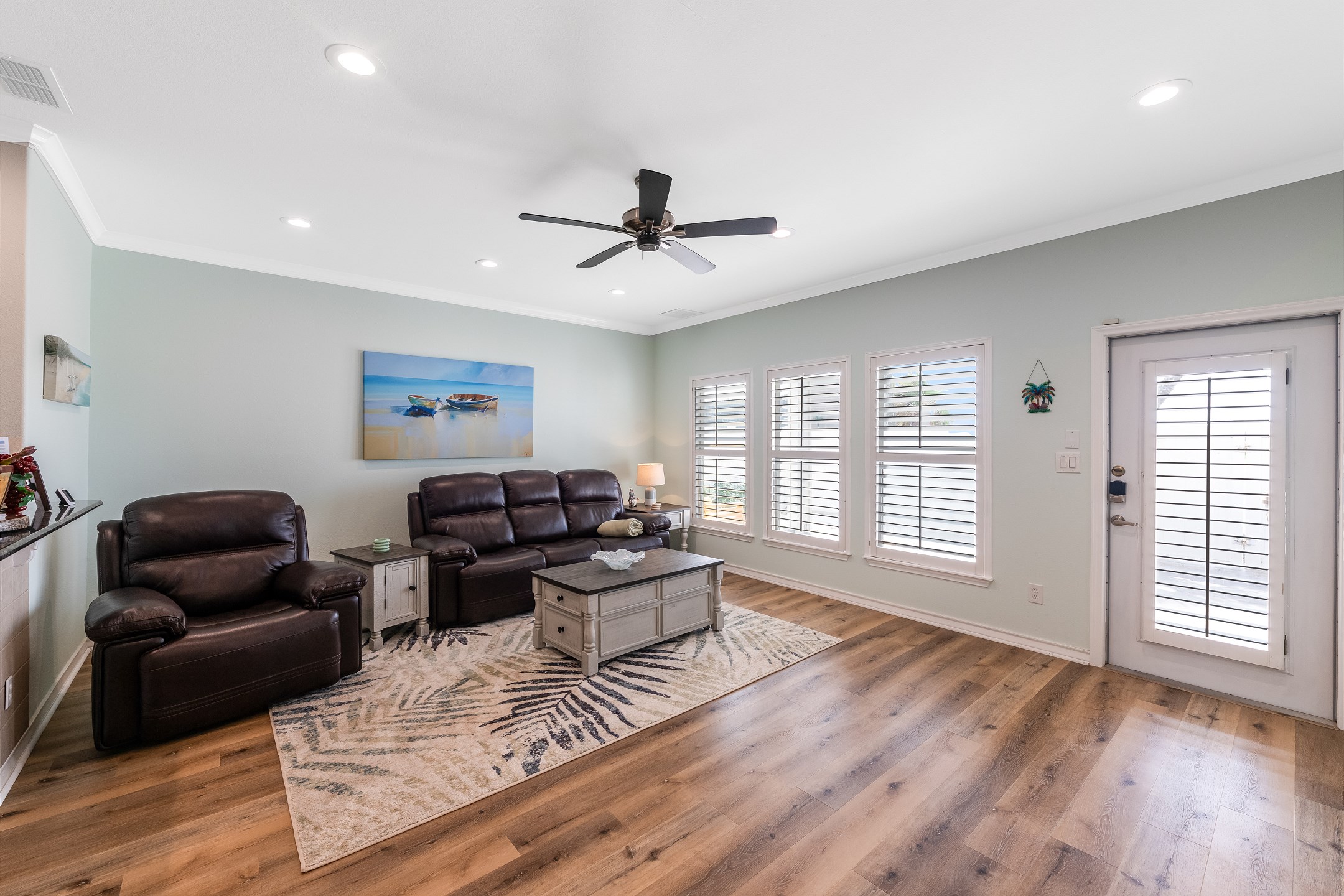 The perfect place to chill between beach trips—bright and airy