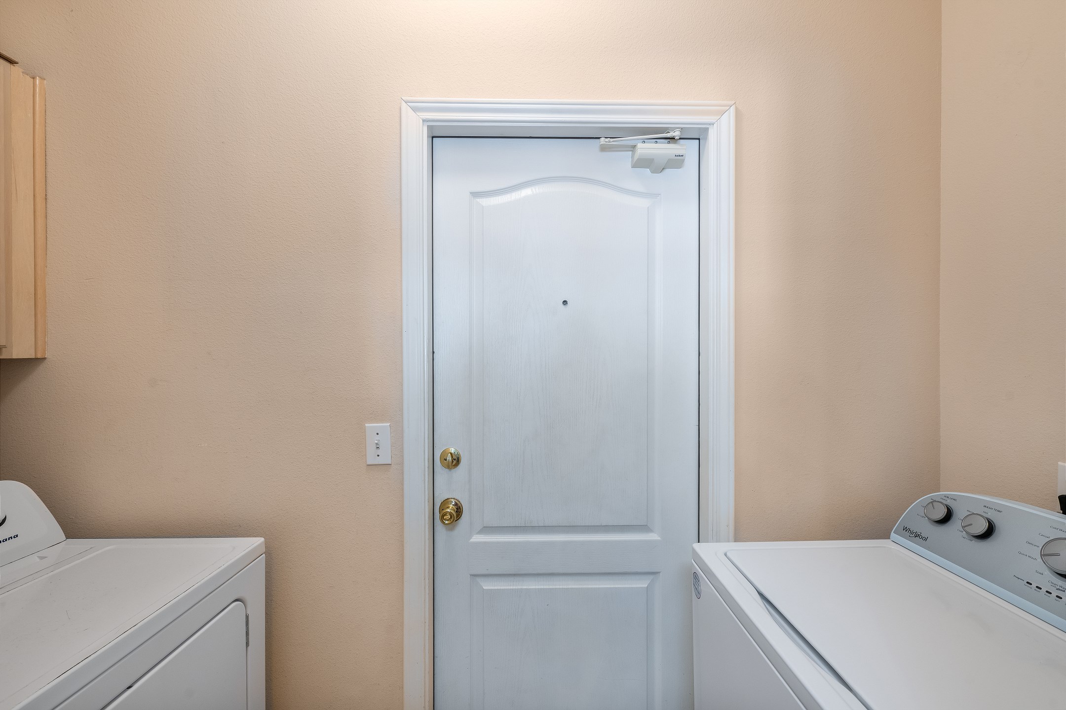 Enjoy the convenience of a private washer and dryer