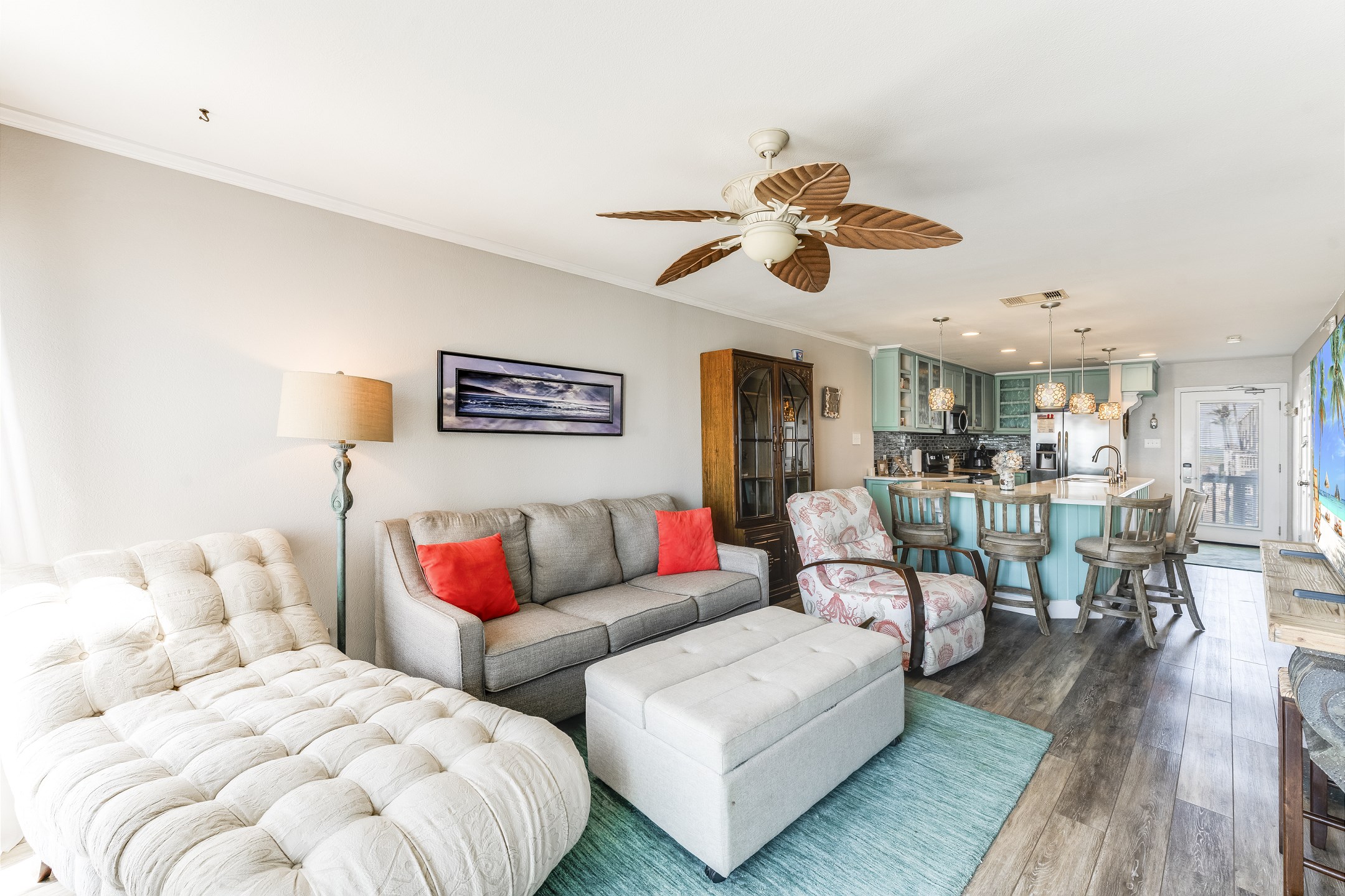 From breakfast to board games, this open floor plan brings the crew together