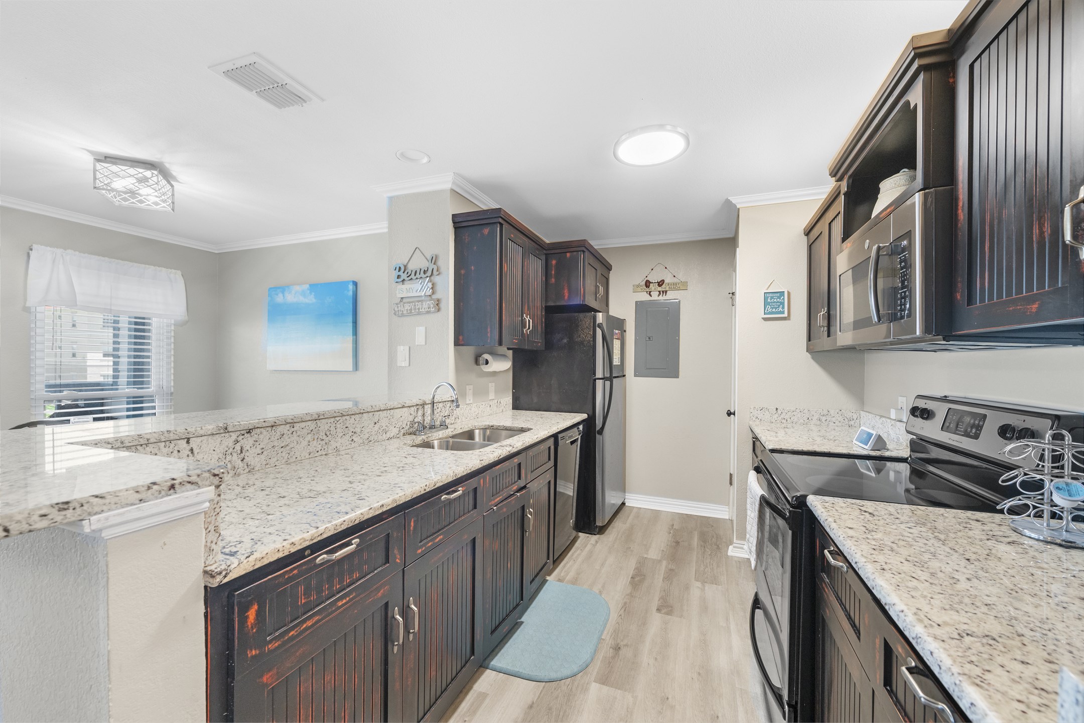 Open kitchen designed for easy entertaining and quality family time