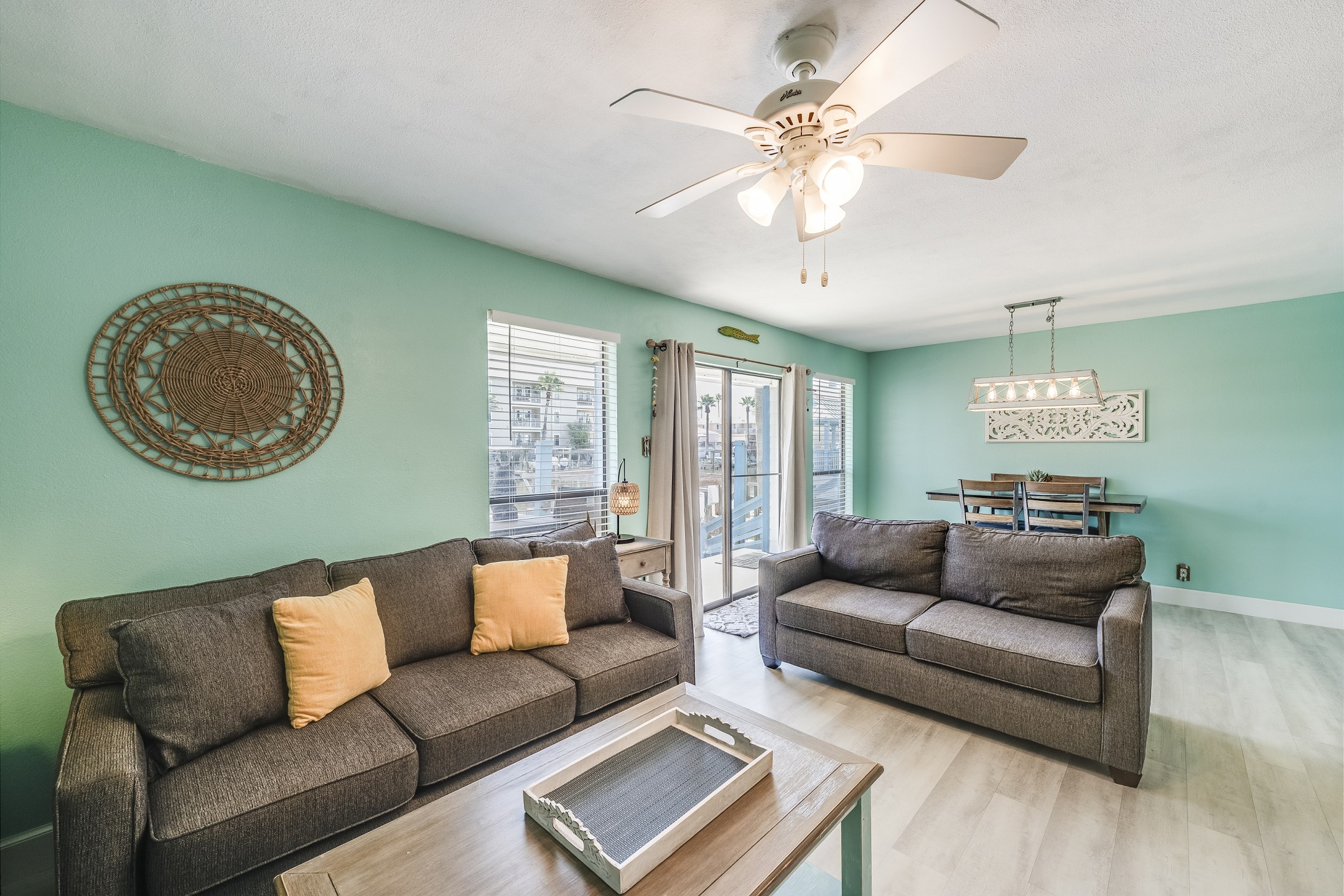 Room for the entire family with a Queen and Full size sofa sleeper