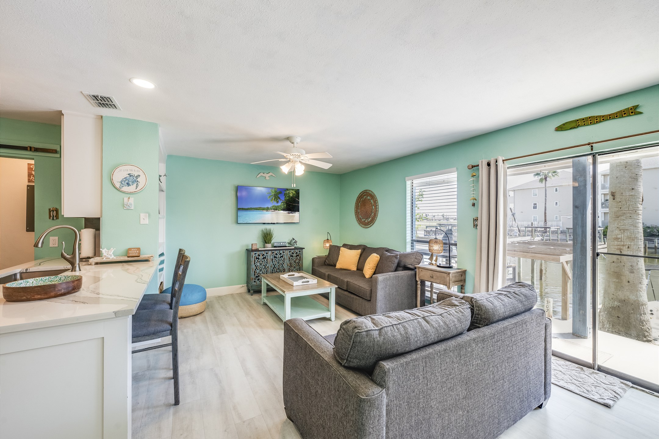 Bring the outdoors in with all the natural light 