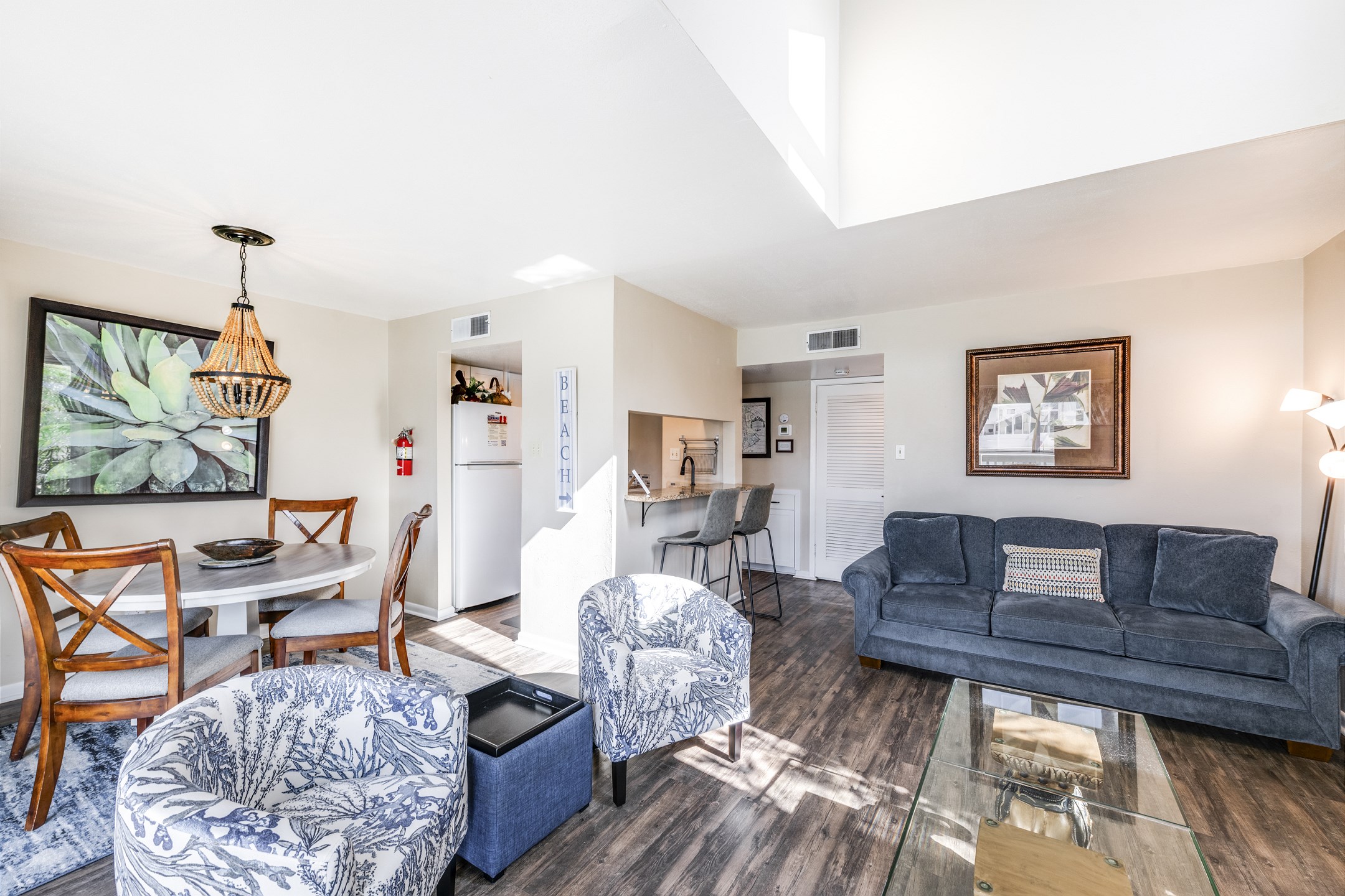 Inviting living space blending comfort and style that offers an open layout for family gatherings