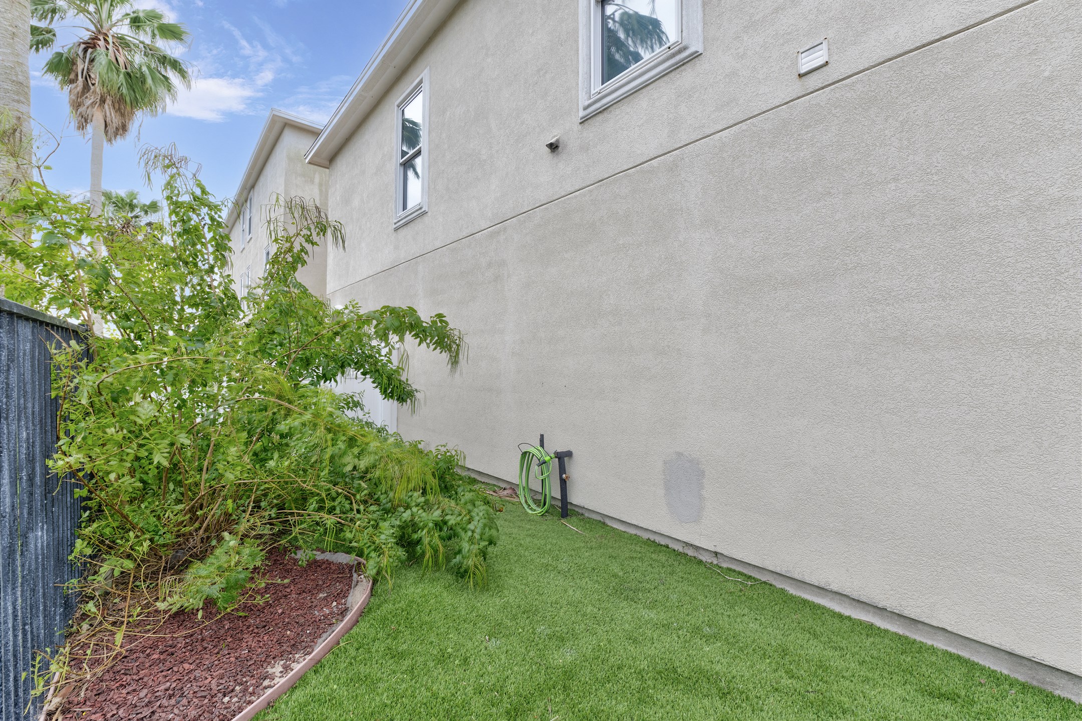 Private, fenced in back space to enjoy the Texas breeze and let the dogs play