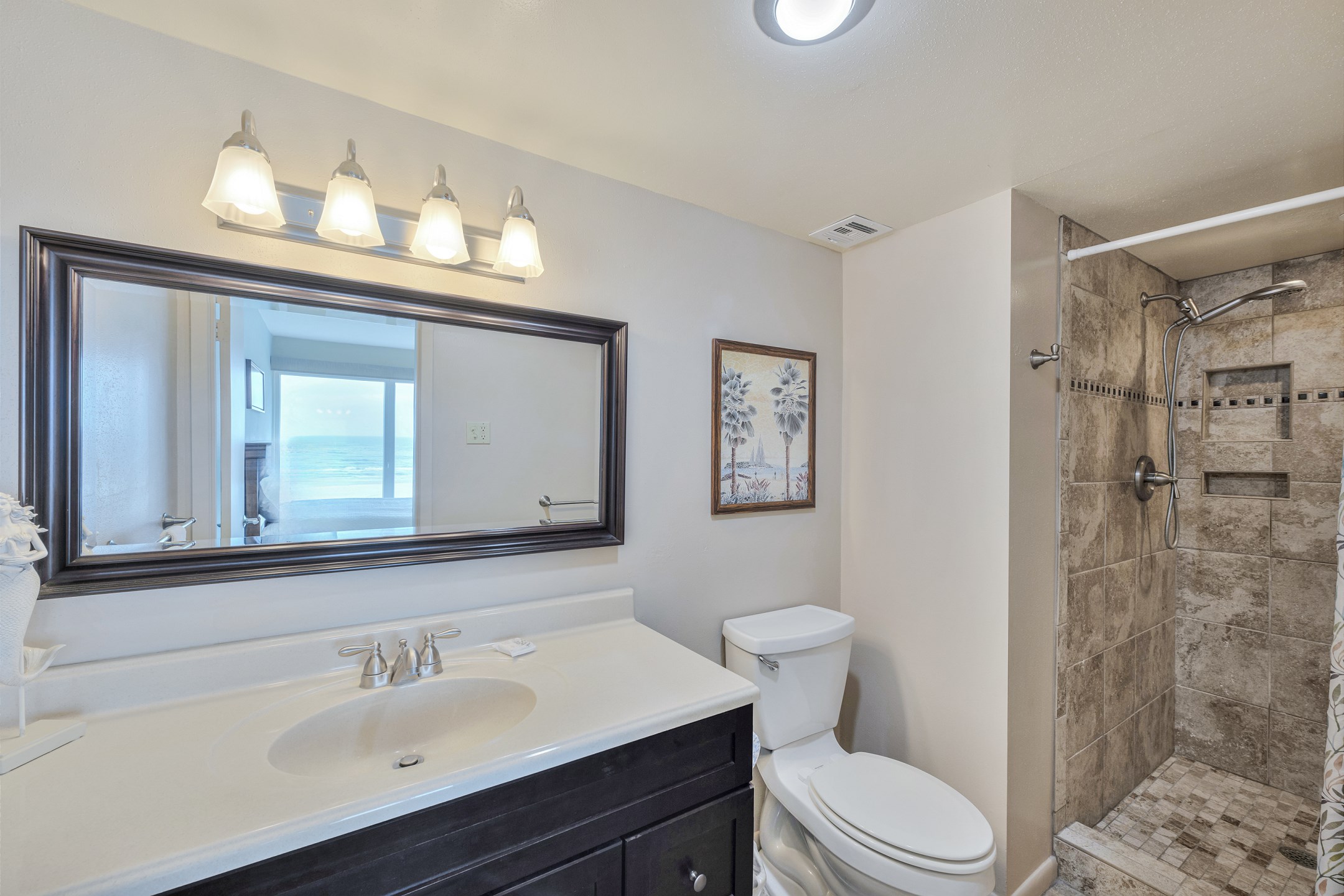 Primary bathroom with walk in shower