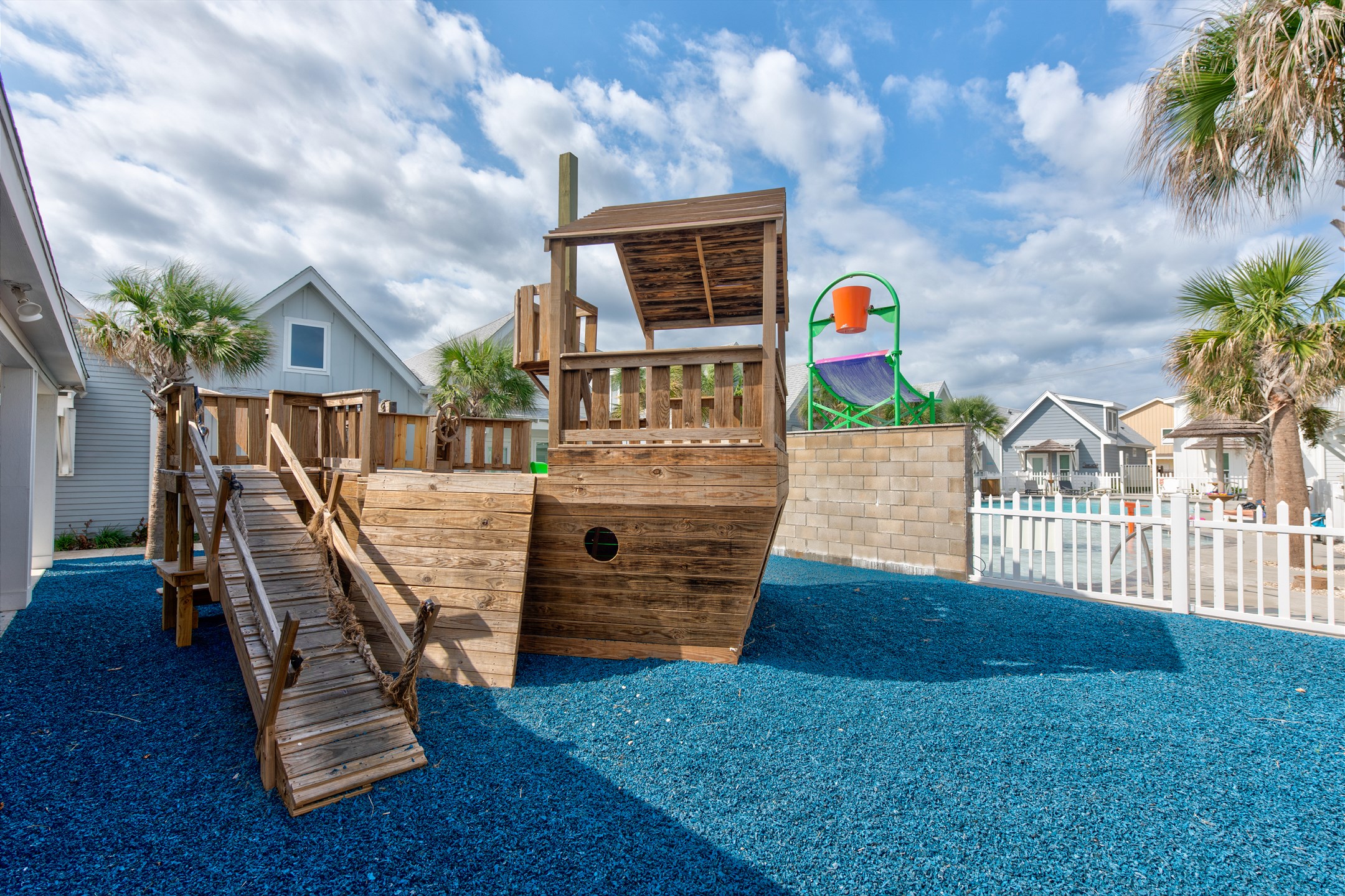 Ahoy matey! Pirate ship themed playground for more fun in the sun