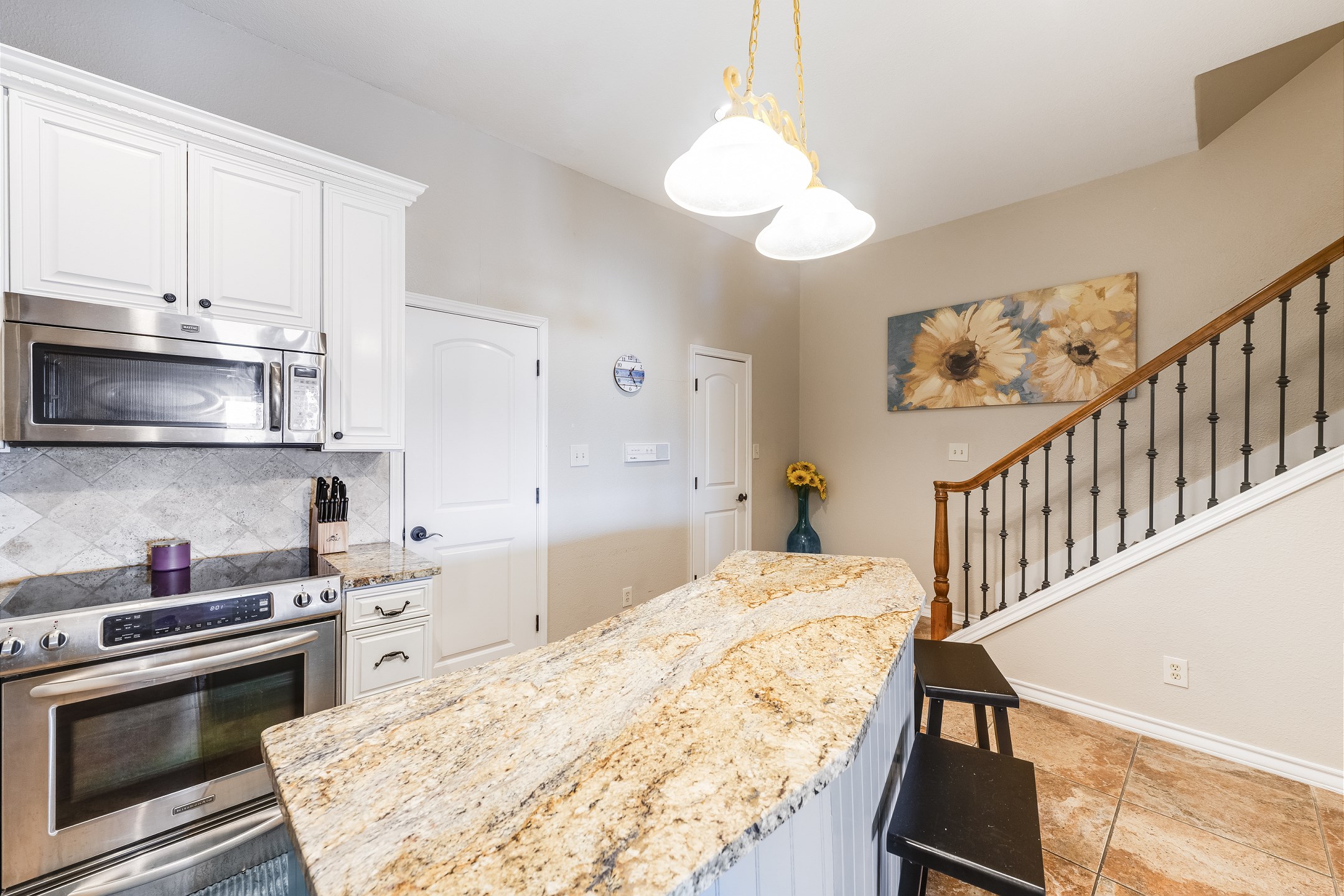 Vacation rental kitchen with everything you need to cook with the family