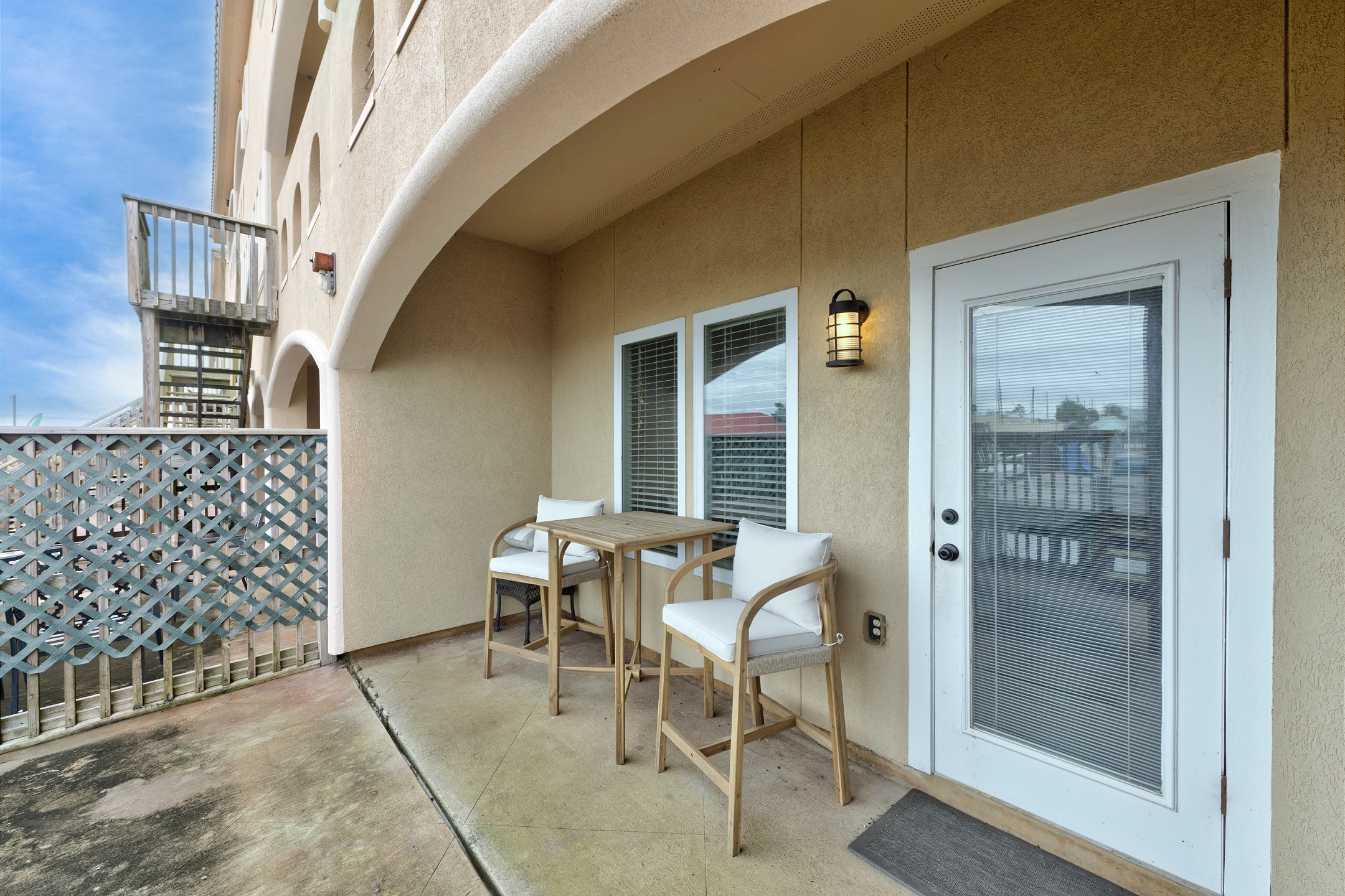 Access to the sundeck from the Mother-in-law suite