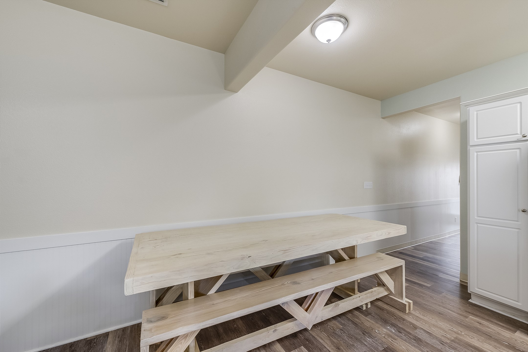 Large dining table perfect for gatherings