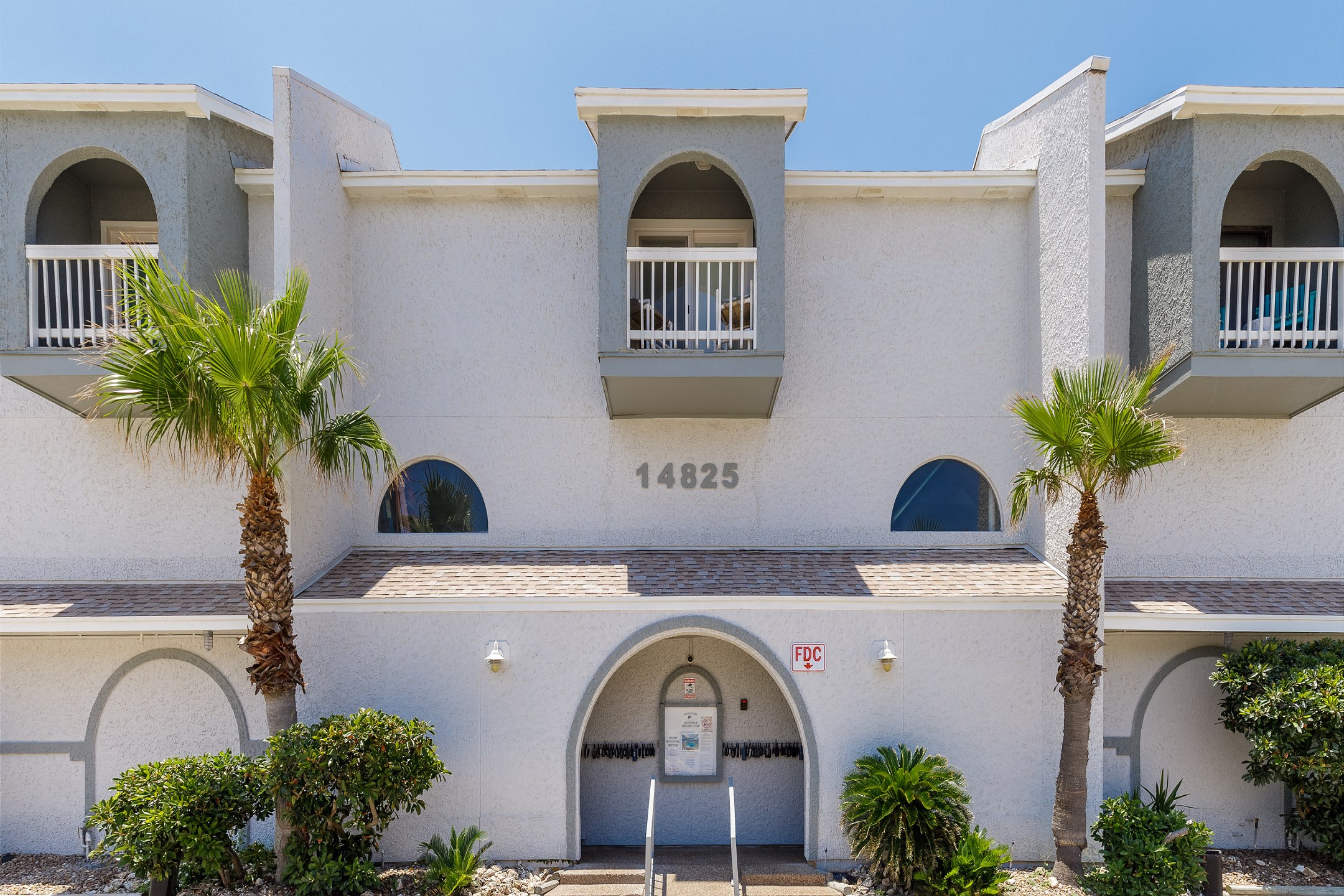Front entrance to property with beautiful landscaping