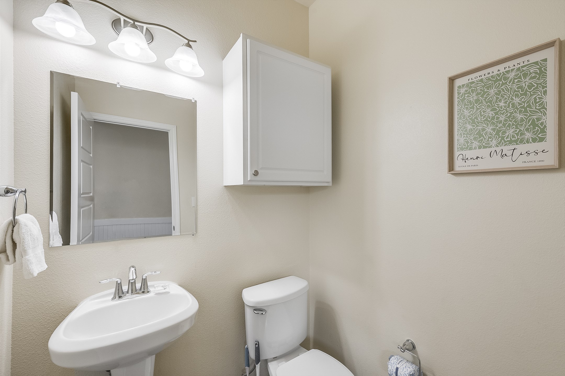 First floor half bathroom 