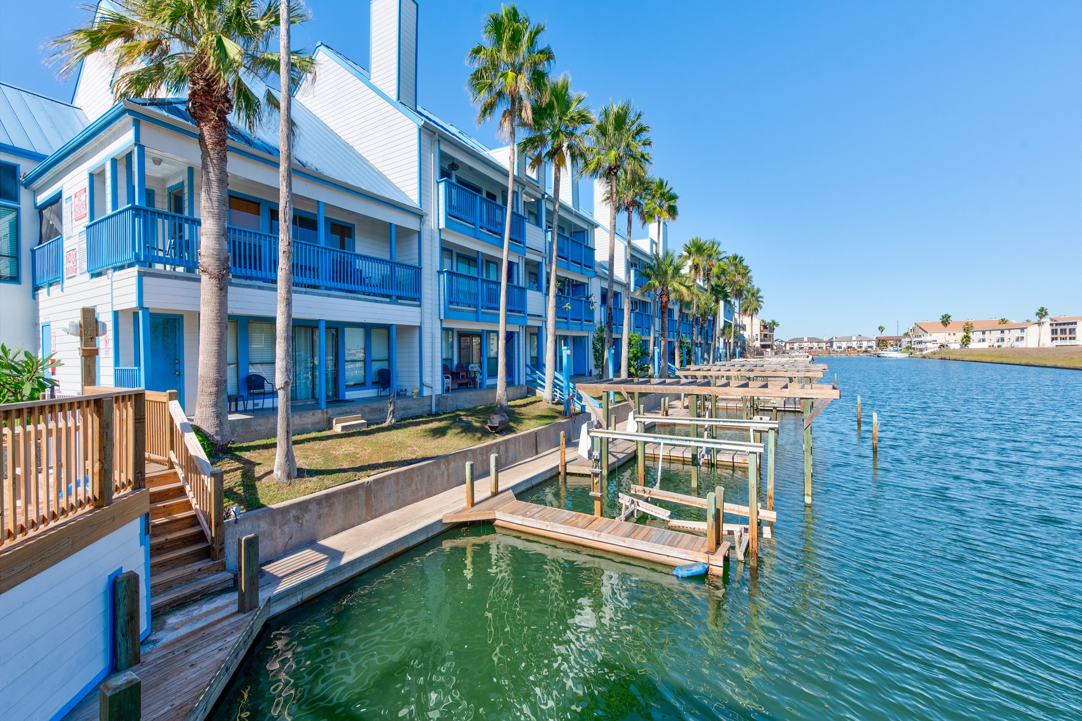 Waterfront Complex at Spinnaker with fishing docks