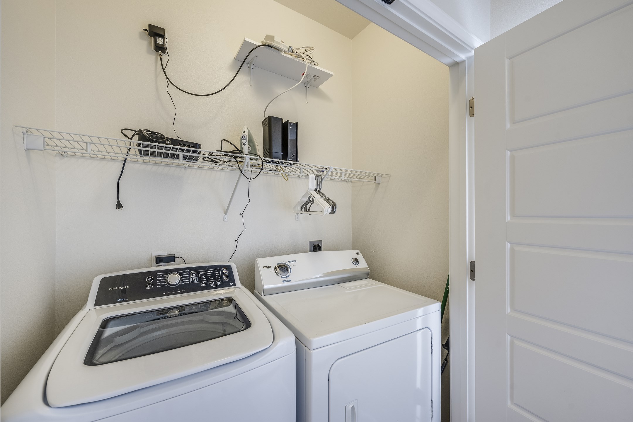 Washer and dryer in the property for your convenience 